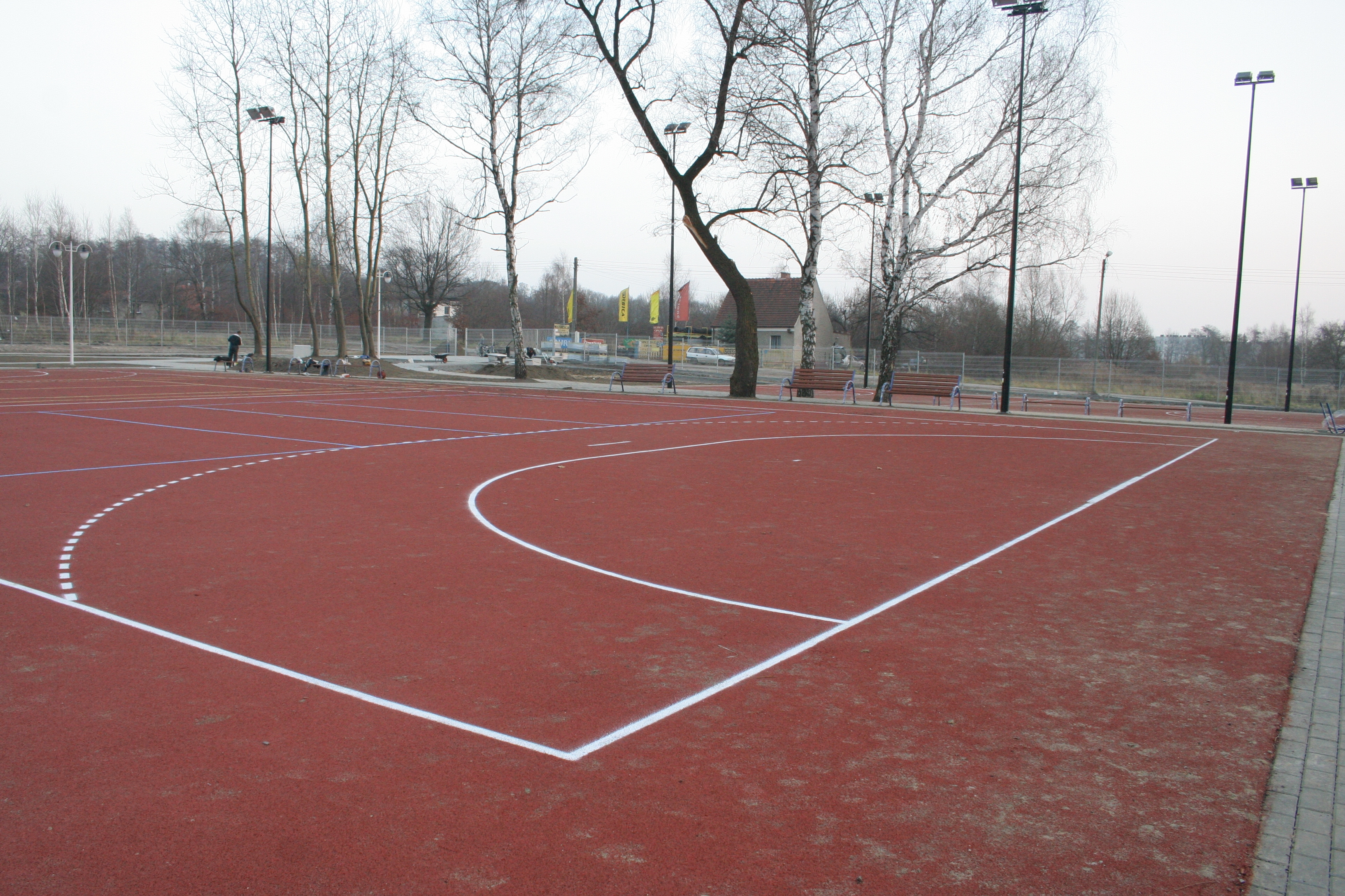 Sports field in Łabędy