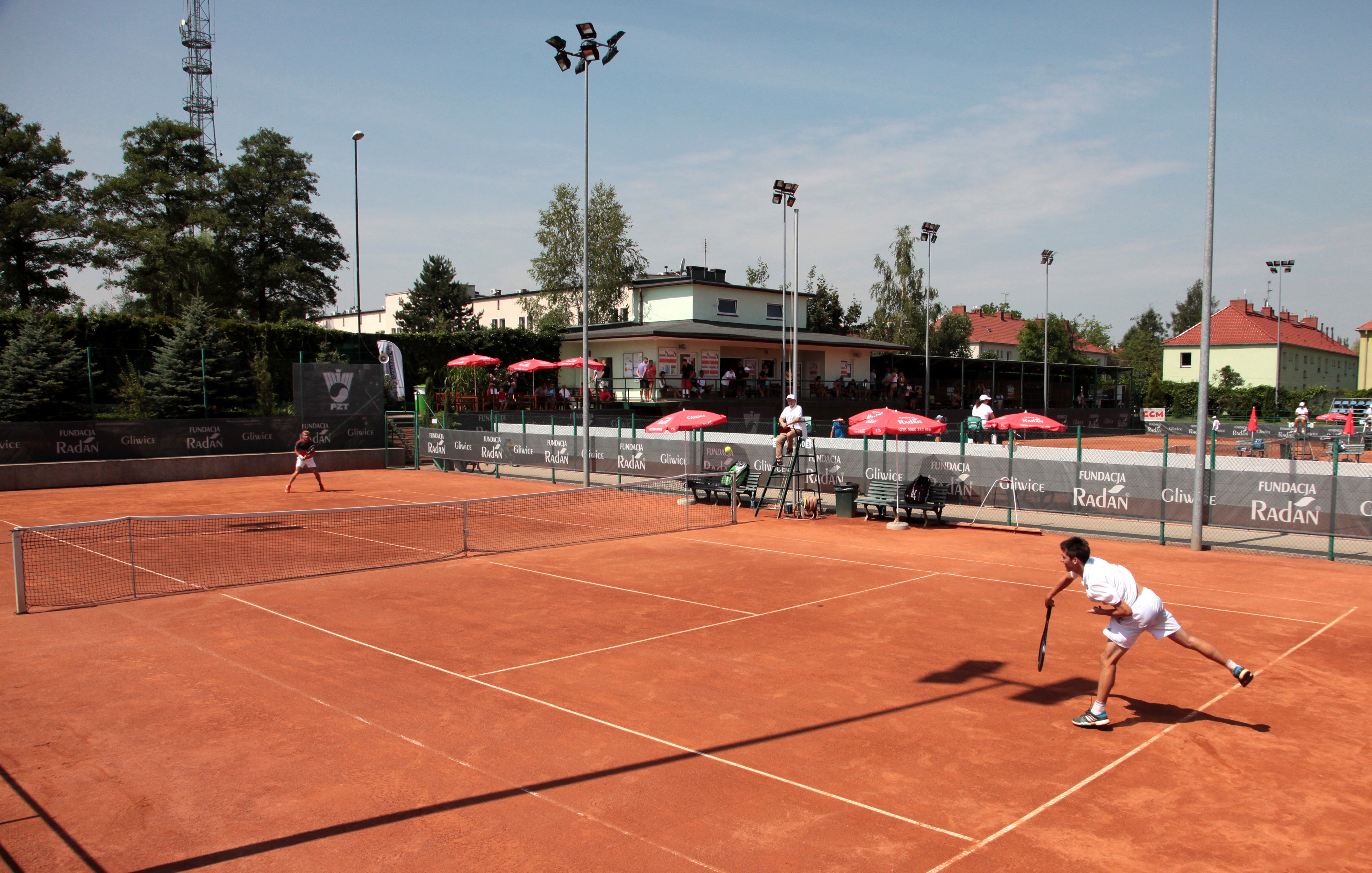 Tennisplätze in der Wojska Polskiego-Siedlung