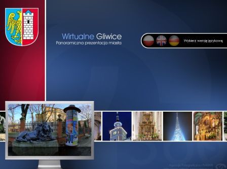 wirtualna wycieczka po Gliwicach