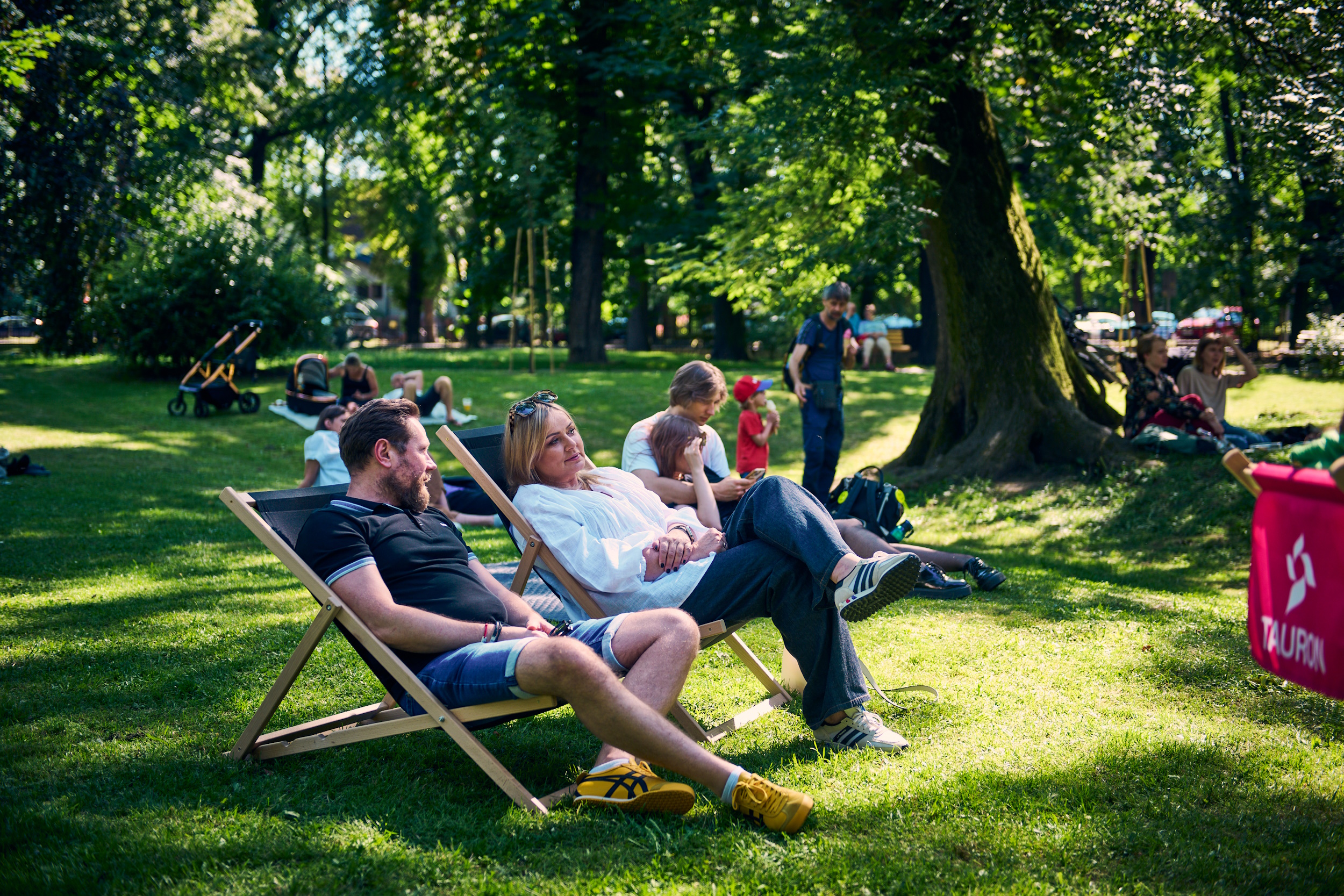 Fot. M. Buksa/UM w Gliwicach Publiczność przez Sceną Solar w parku Chopina