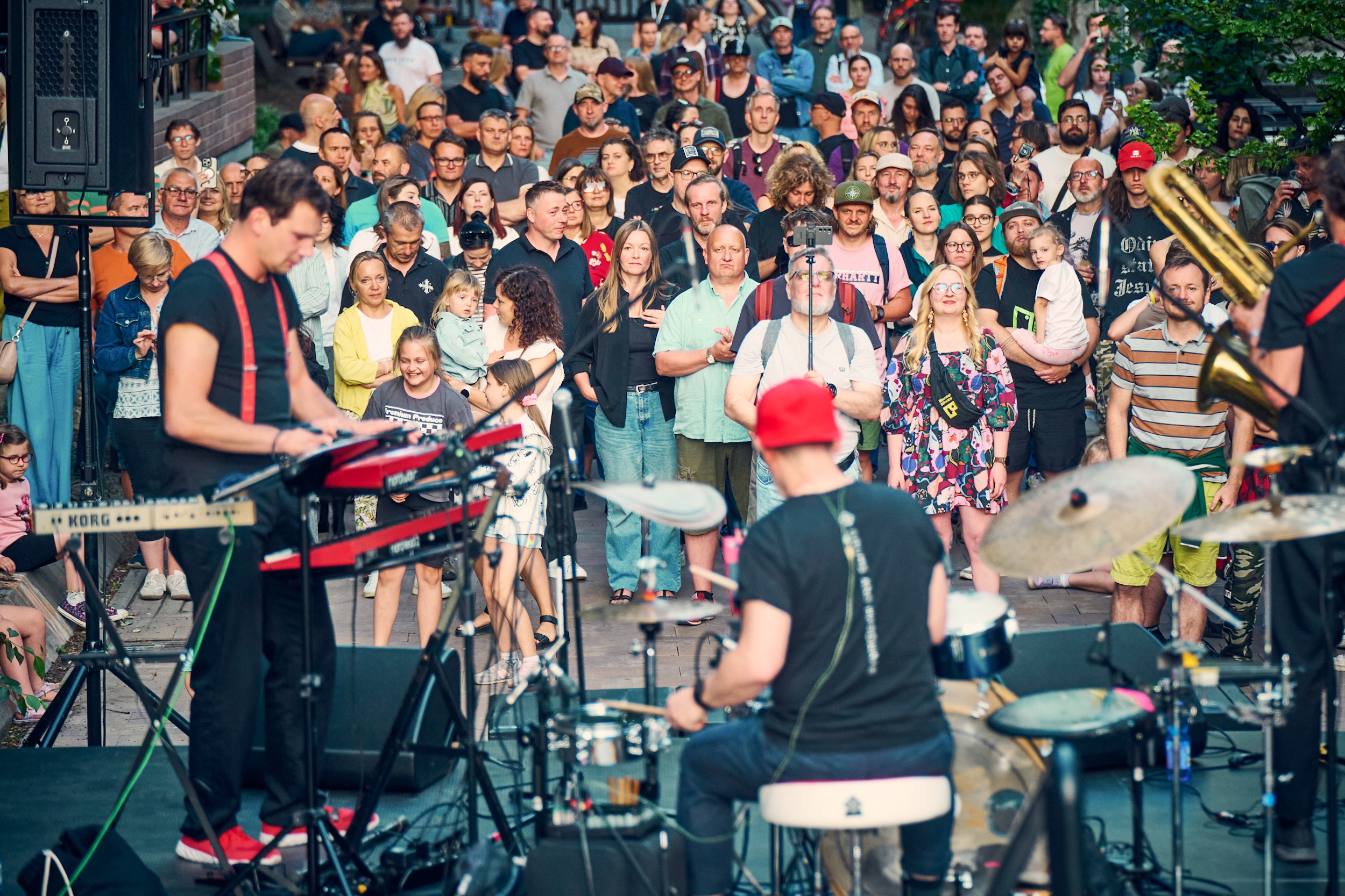 Fot. M. Buksa/UM w Gliwicach Koncert zespołu Głupi Komputer na alei Przyjaźni