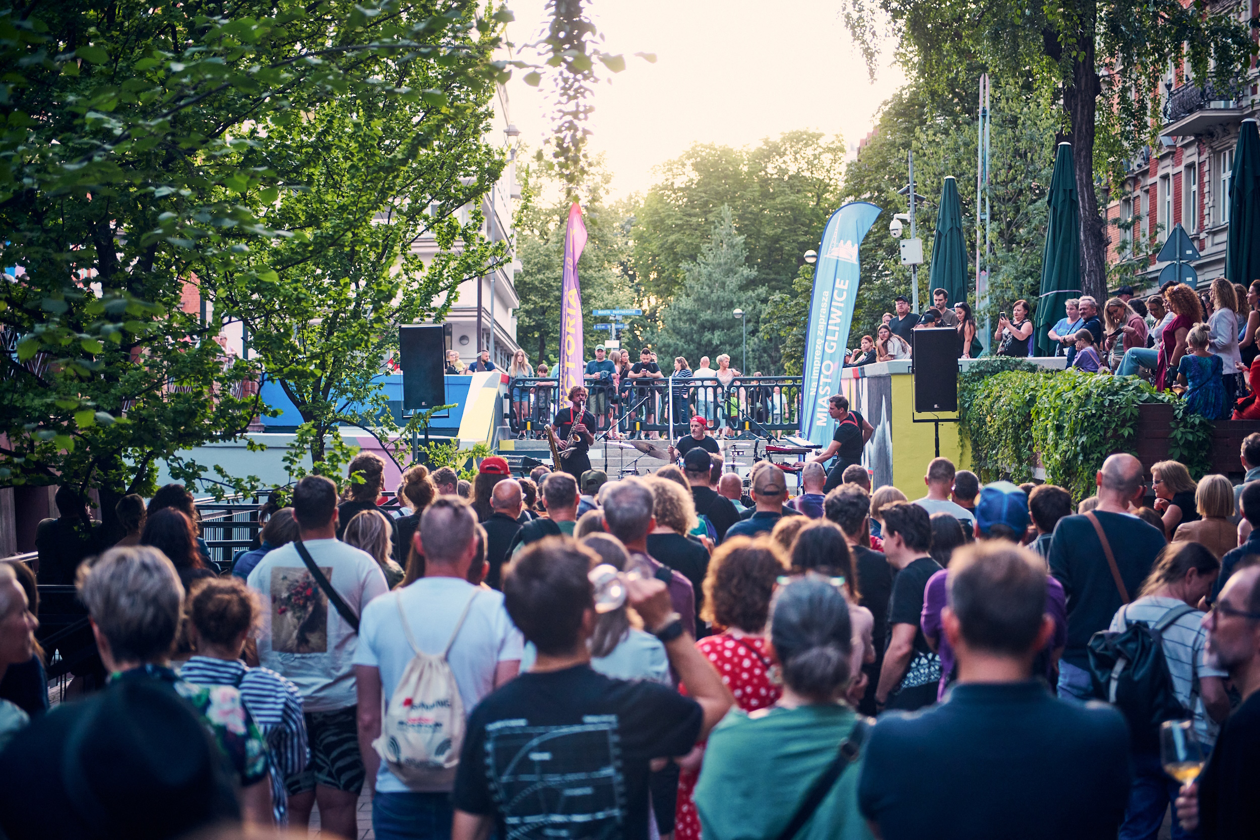 Fot. M. Buksa/UM w Gliwicach Koncert zespołu Głupi Komputer na alei Przyjaźni