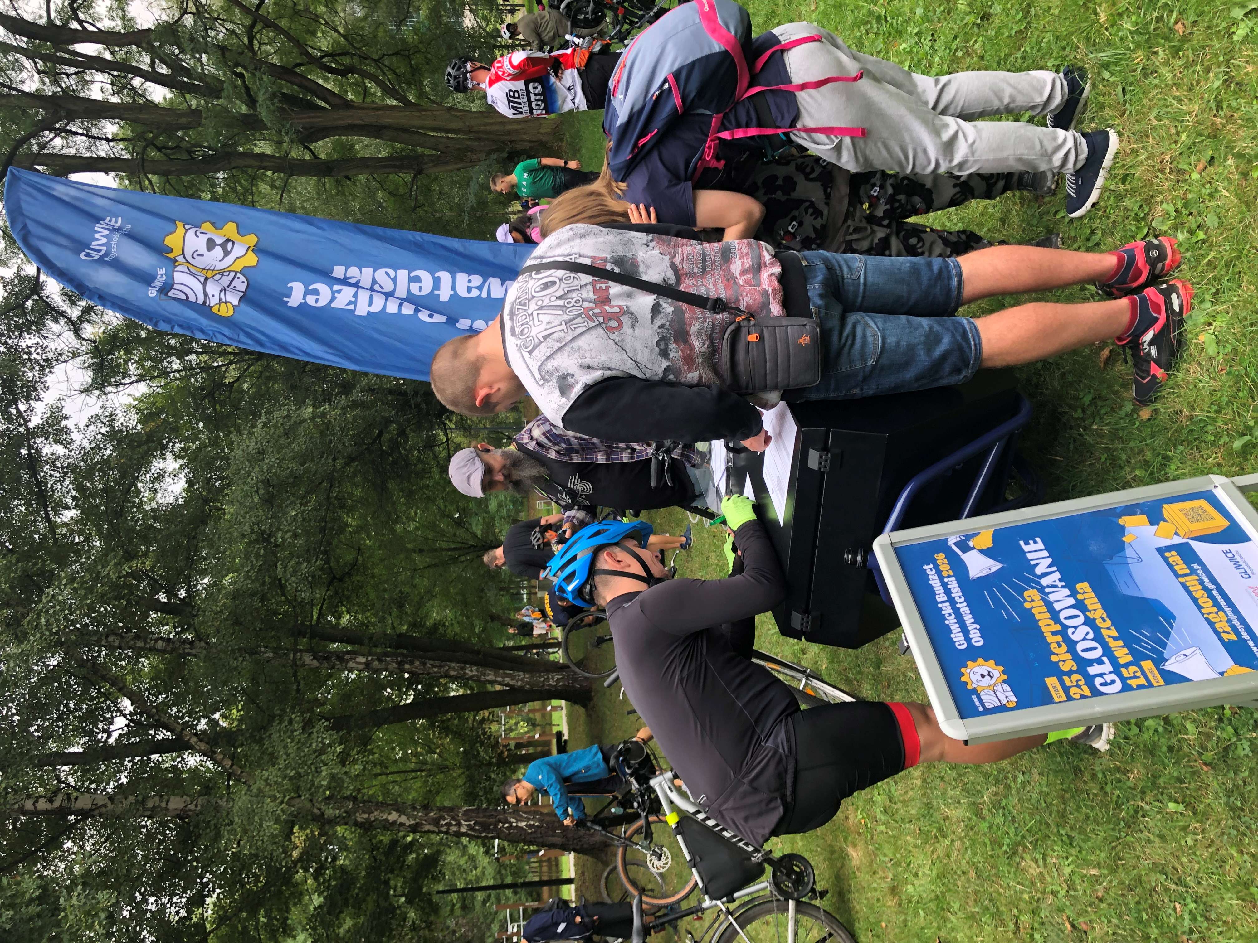 fot. UM Gliwice Zdjęcie stoiska budżetu obywatelskiego
