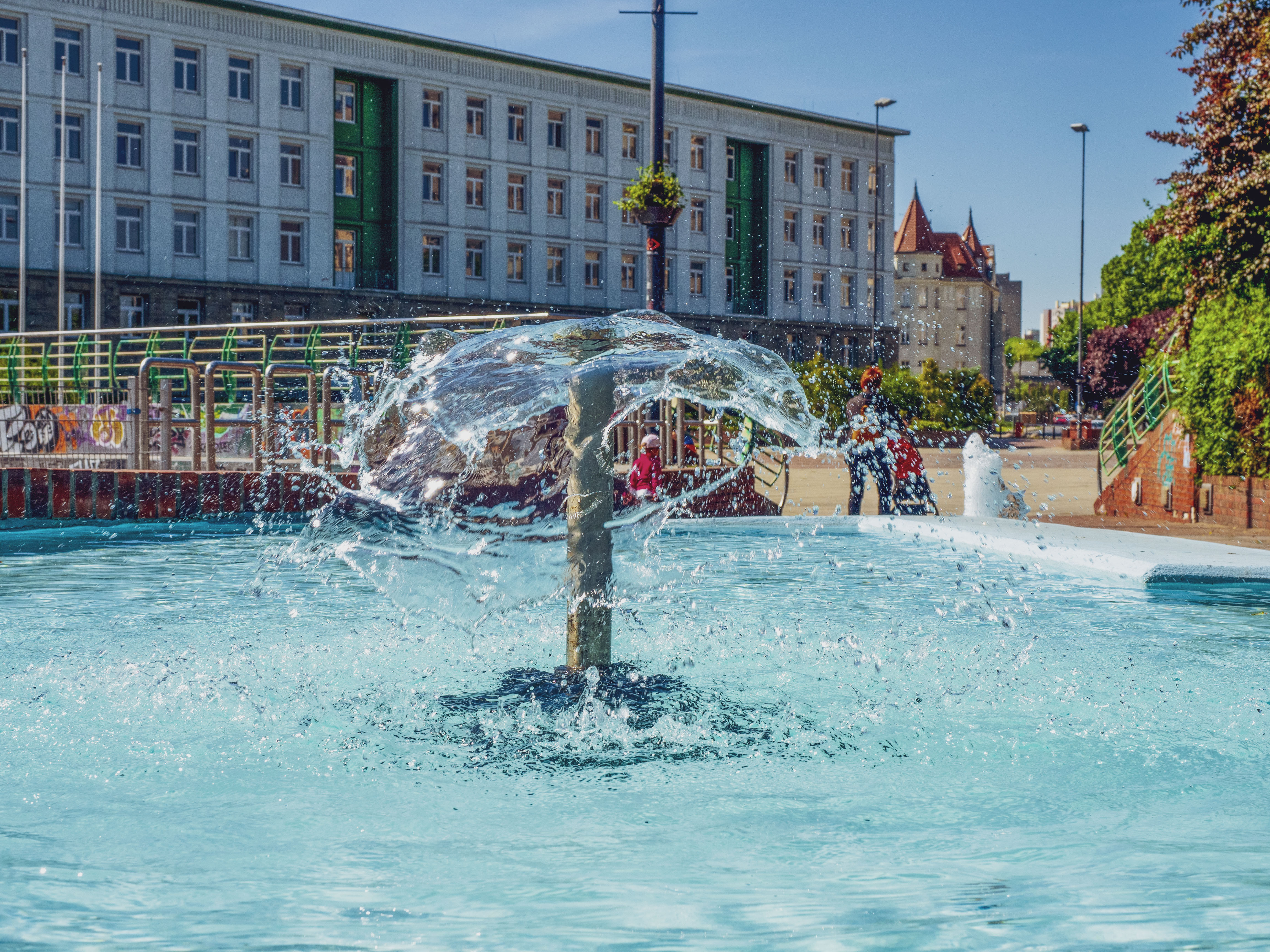fontanna na placu Krakowskim