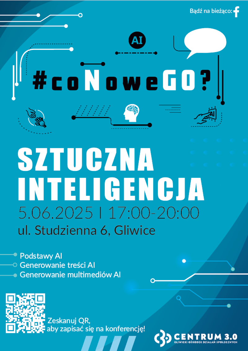 Mat. graf. organizatora Plakat promujący wydarzenie