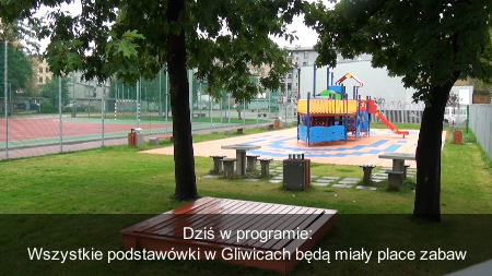 Plac zabaw przy każdej podstawówce w Gliwicach!
