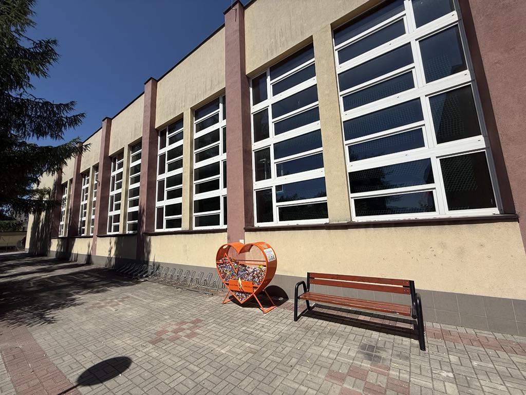 Sala gimnastyczna przy ZSO nr 4