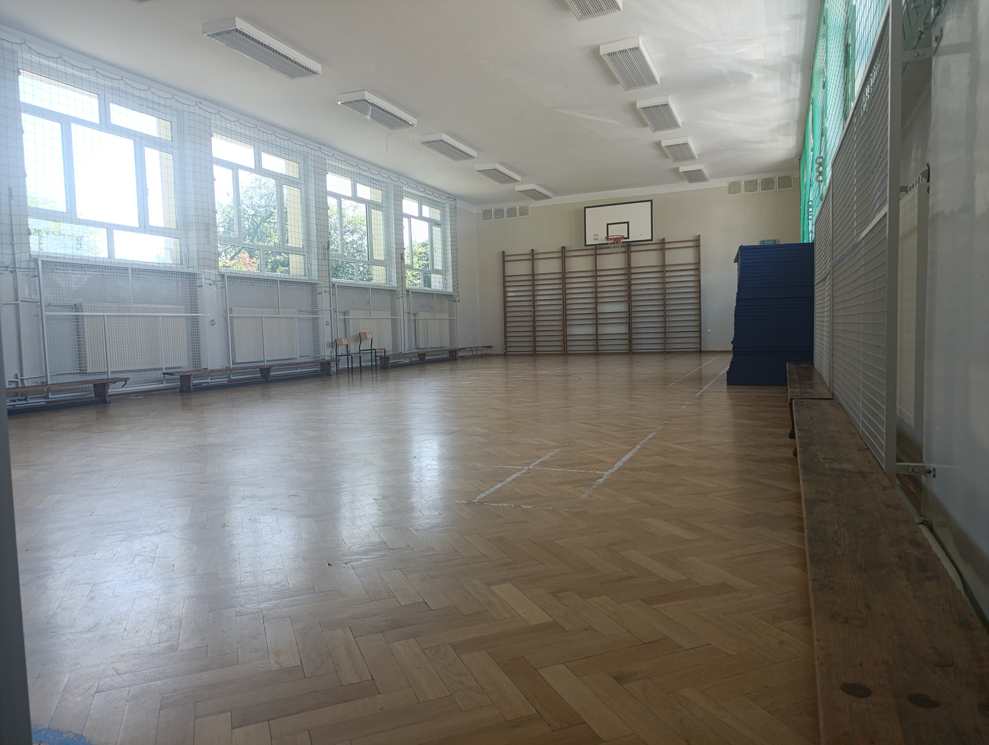 Sala gimnastyczna przy ZSOS nr 7