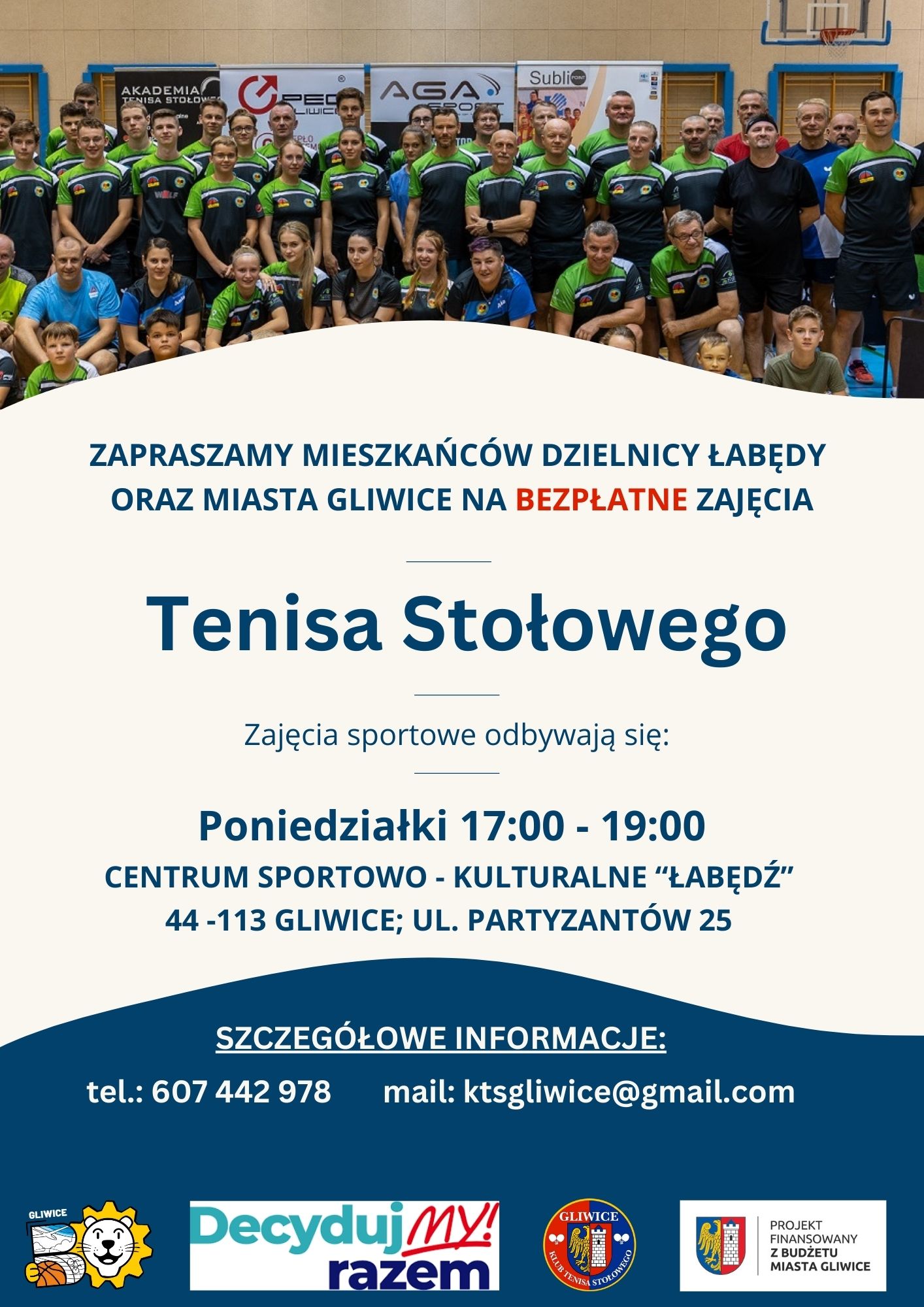 Tenis stołowy Łabędy