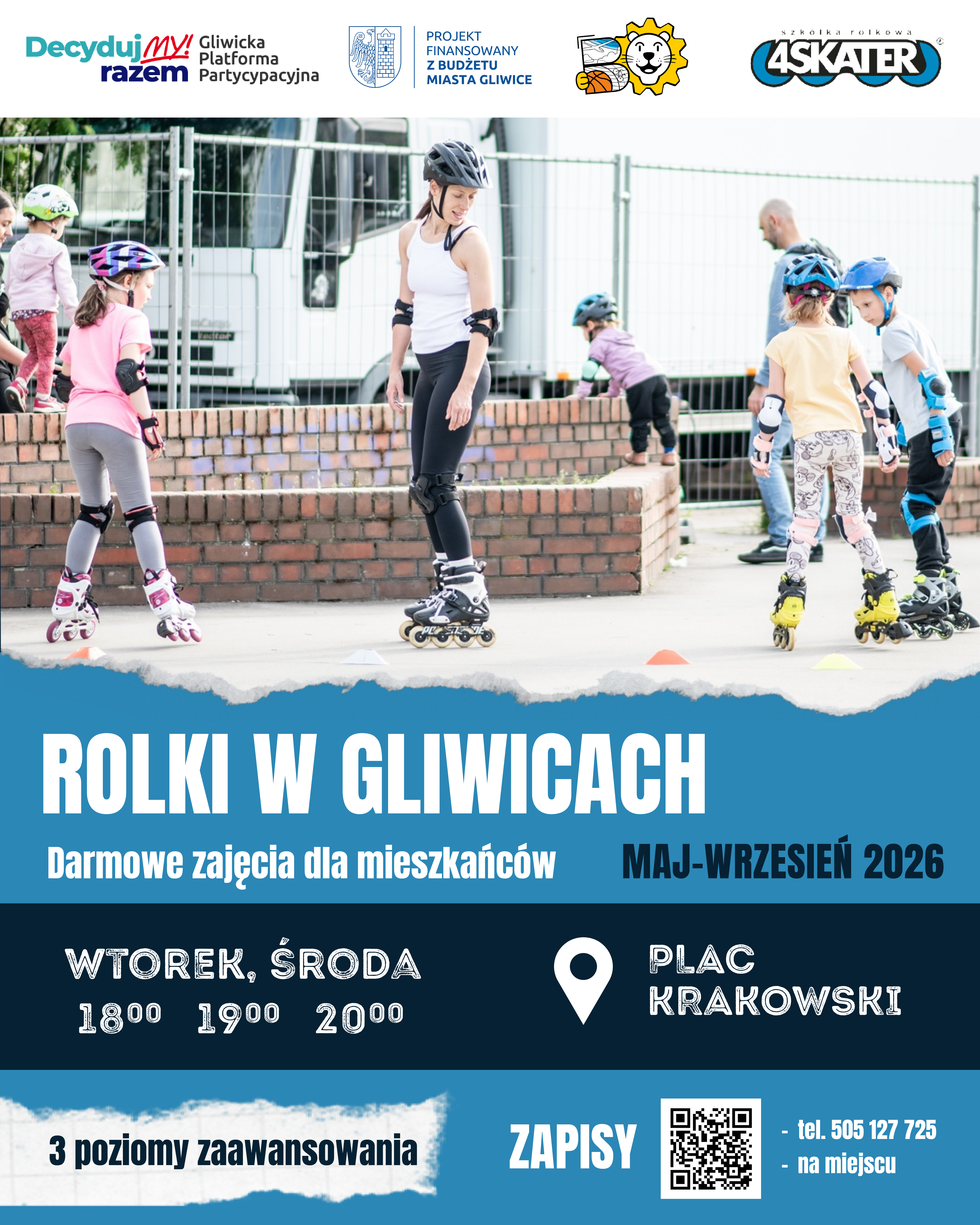 Kurs jazdy na rolkach
