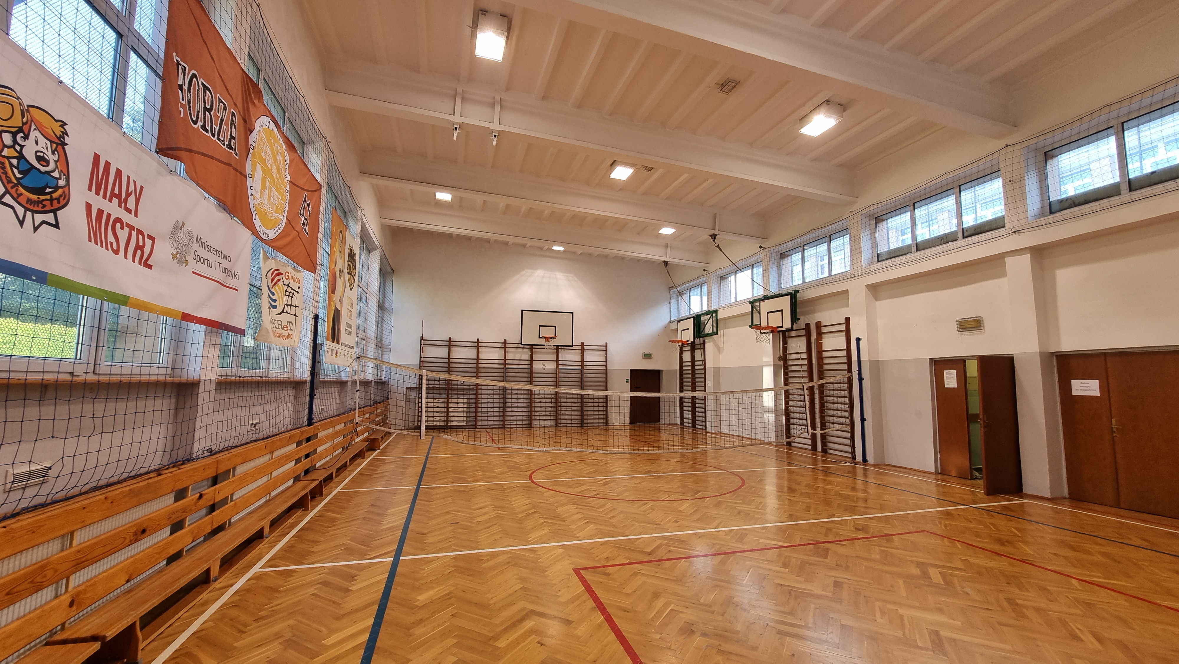 Sala gimnastyczna przy ZSP nr 15