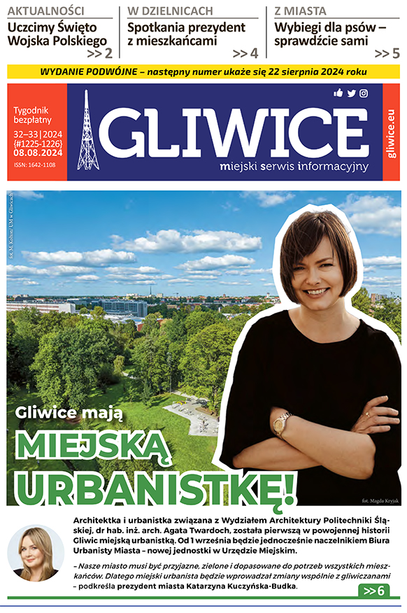 Miejski Serwis Informacyjny - Gliwice nr 32-33/2024 z 8 sierpnia 2024 r.