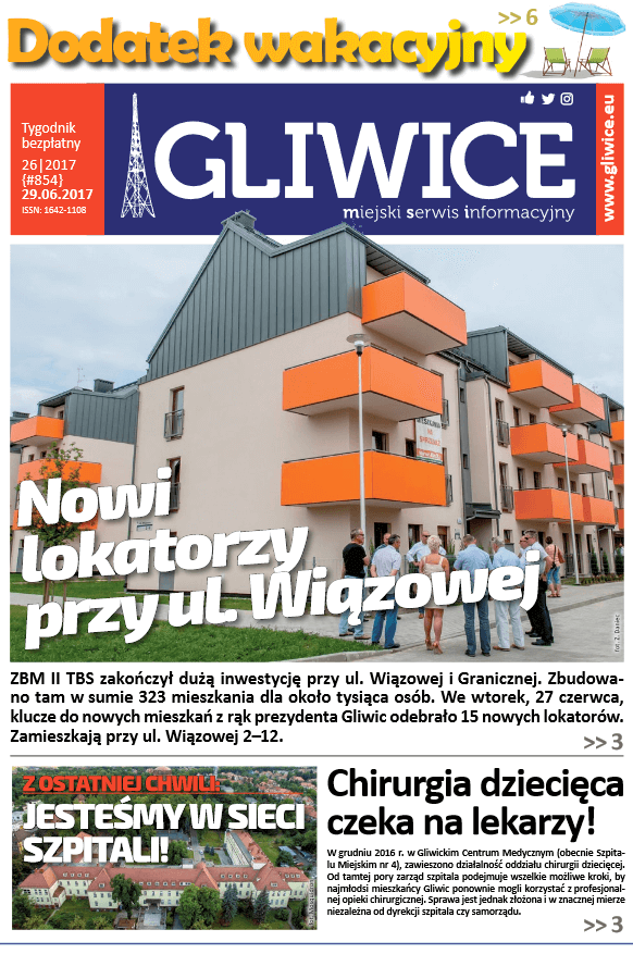 Miejski Serwis Informacyjny – Gliwice nr 26/2017 z 29 czerwca 2017 r.