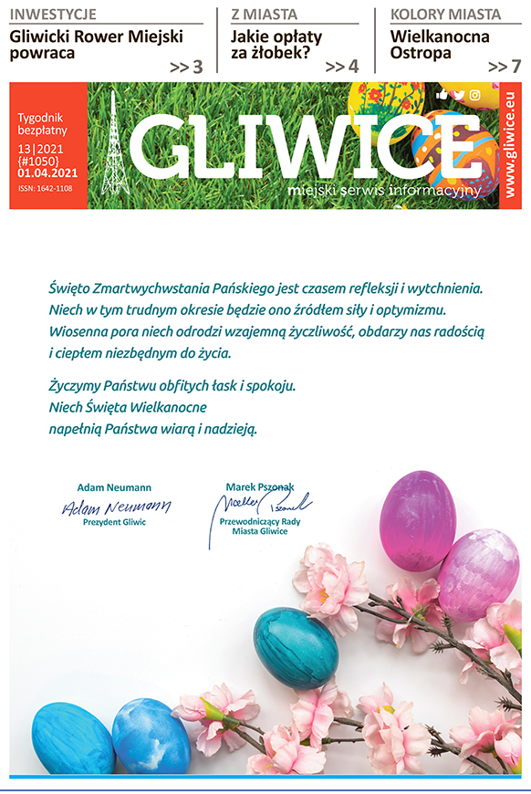 Miejski Serwis Informacyjny - GLIWICE, nr 13/2021 z 1 kwietnia 2021 r.