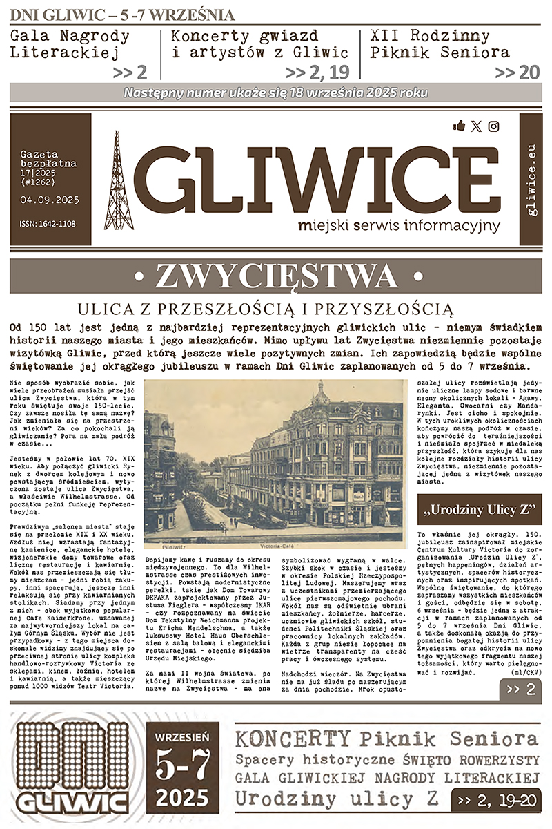 Miejski Serwis Informacyjny - Gliwice, nr 17/2025 z 4 września 2025 r.