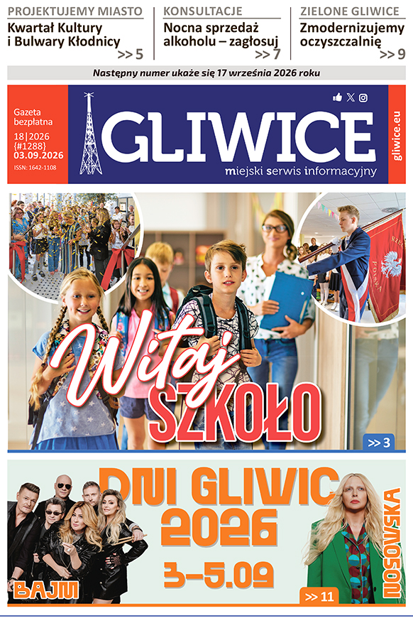 Miejski Serwis Informacyjny – Gliwice, nr 18/2026 z 3 września 2026 r.