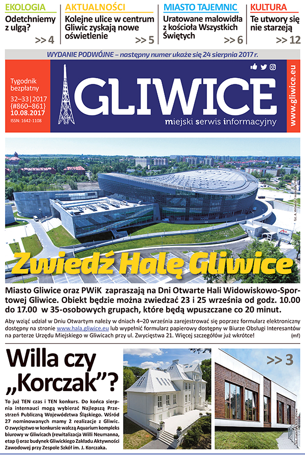 Miejski Serwis Informacyjny - Gliwice nr 32-33/2017 z 10 sierpnia 2017 r.