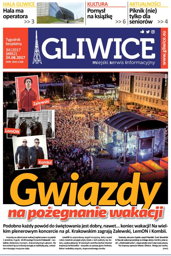 Miejski Serwis Informacyjny - Gliwice nr 34/2017 z 24 sierpnia 2017 r. 
