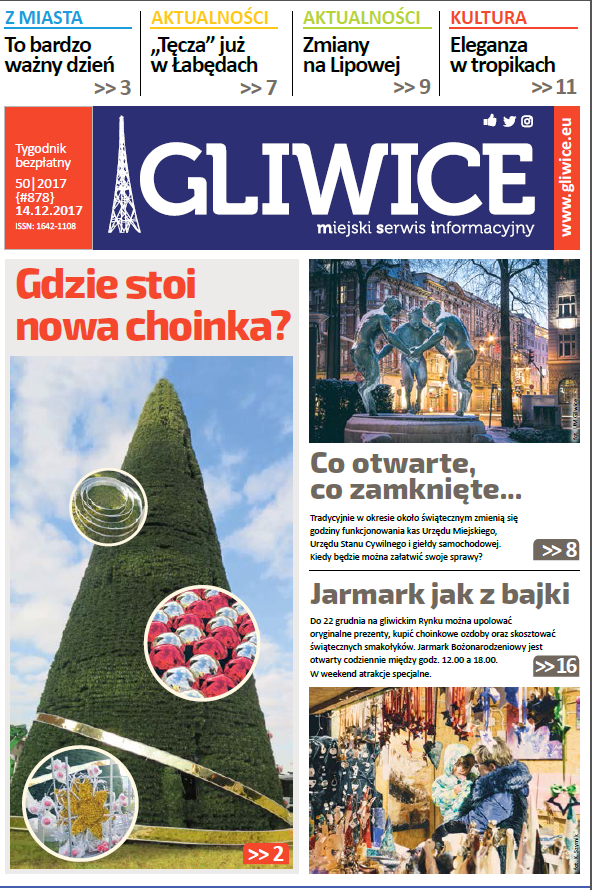  Miejski Serwis Informacyjny - GLIWICE nr 50/2017 z 14 grudnia 2017 