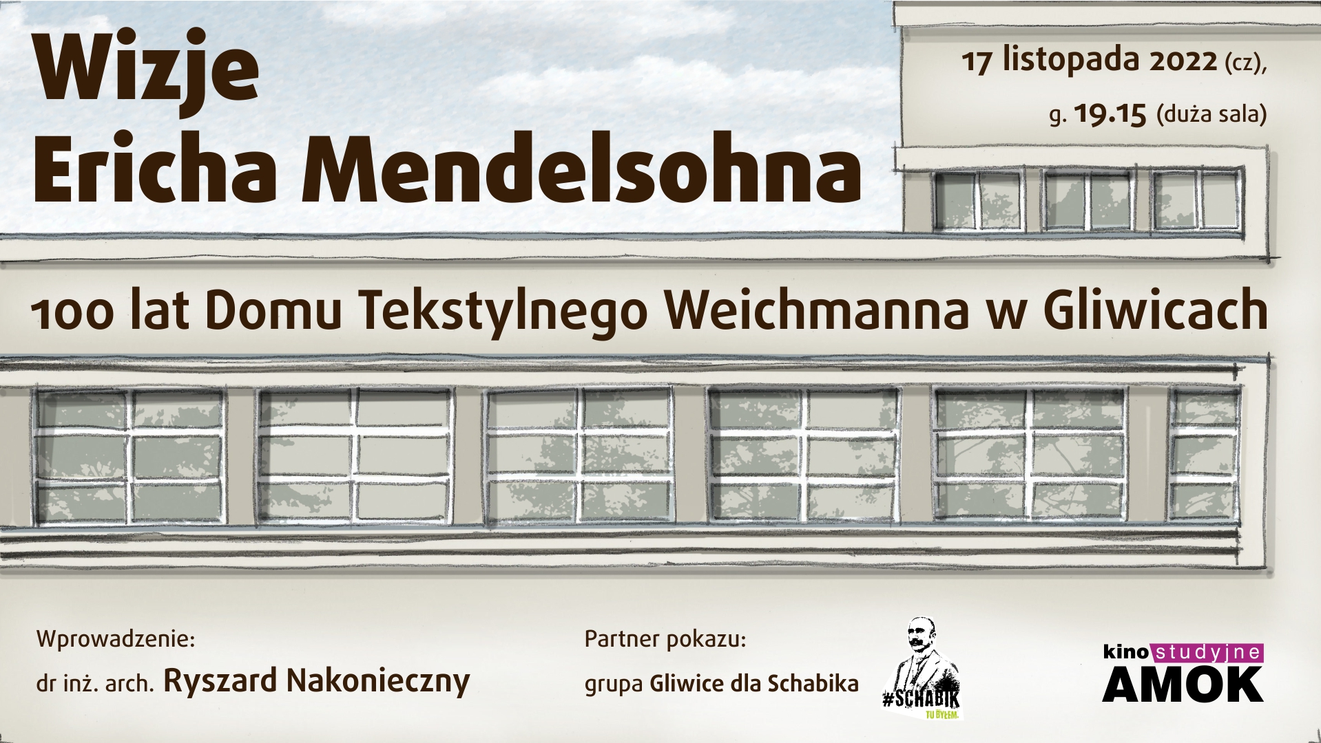 Wizje Ericha Mendelsohna | 100 lat Domu Tekstylnego Weichmanna w Gliwicach