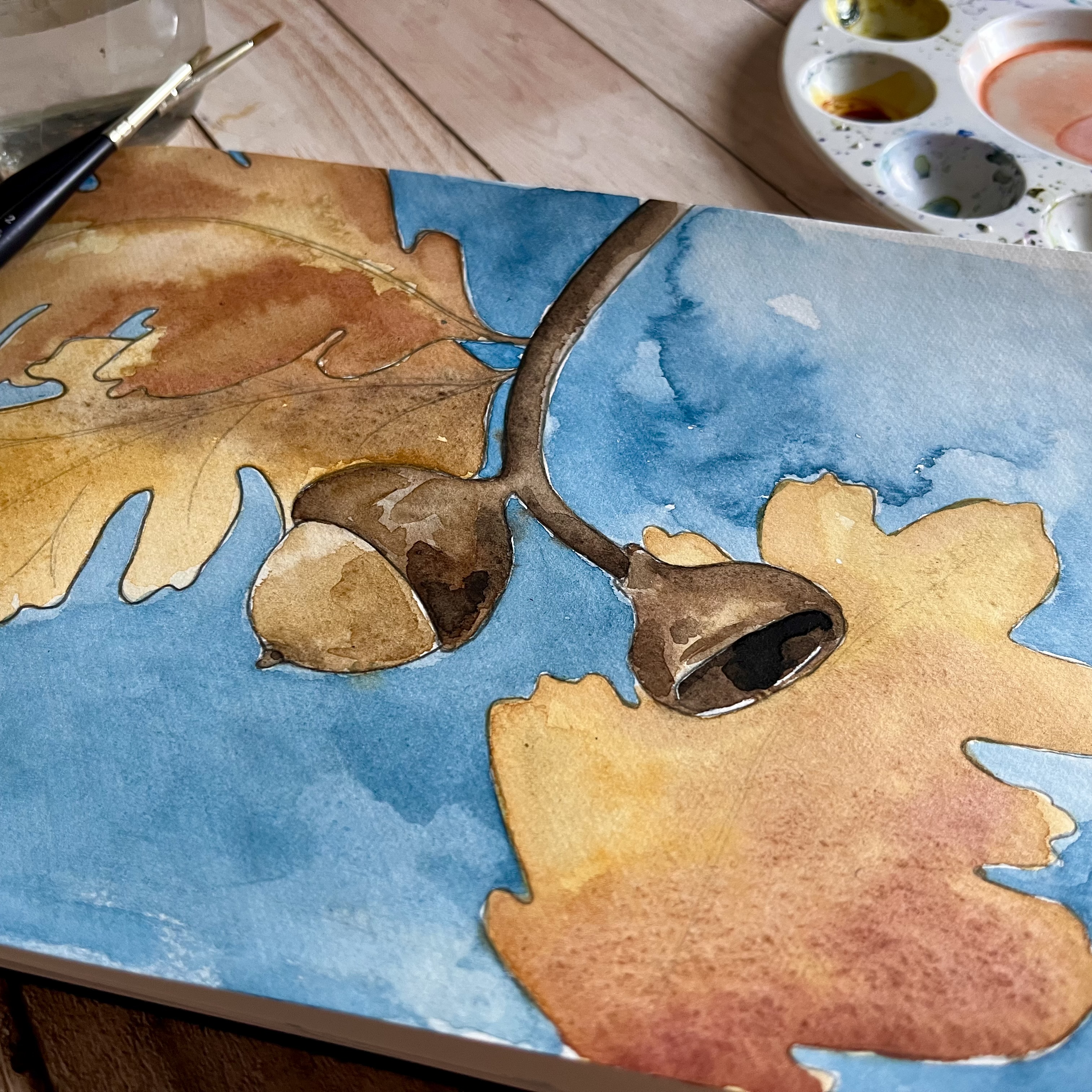 Warsztaty Malowania Akwarelami - Malujemy Jesień