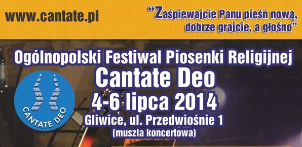 27. Ogólnopolski Festiwal Piosenki Religijnej CANTATE DEO