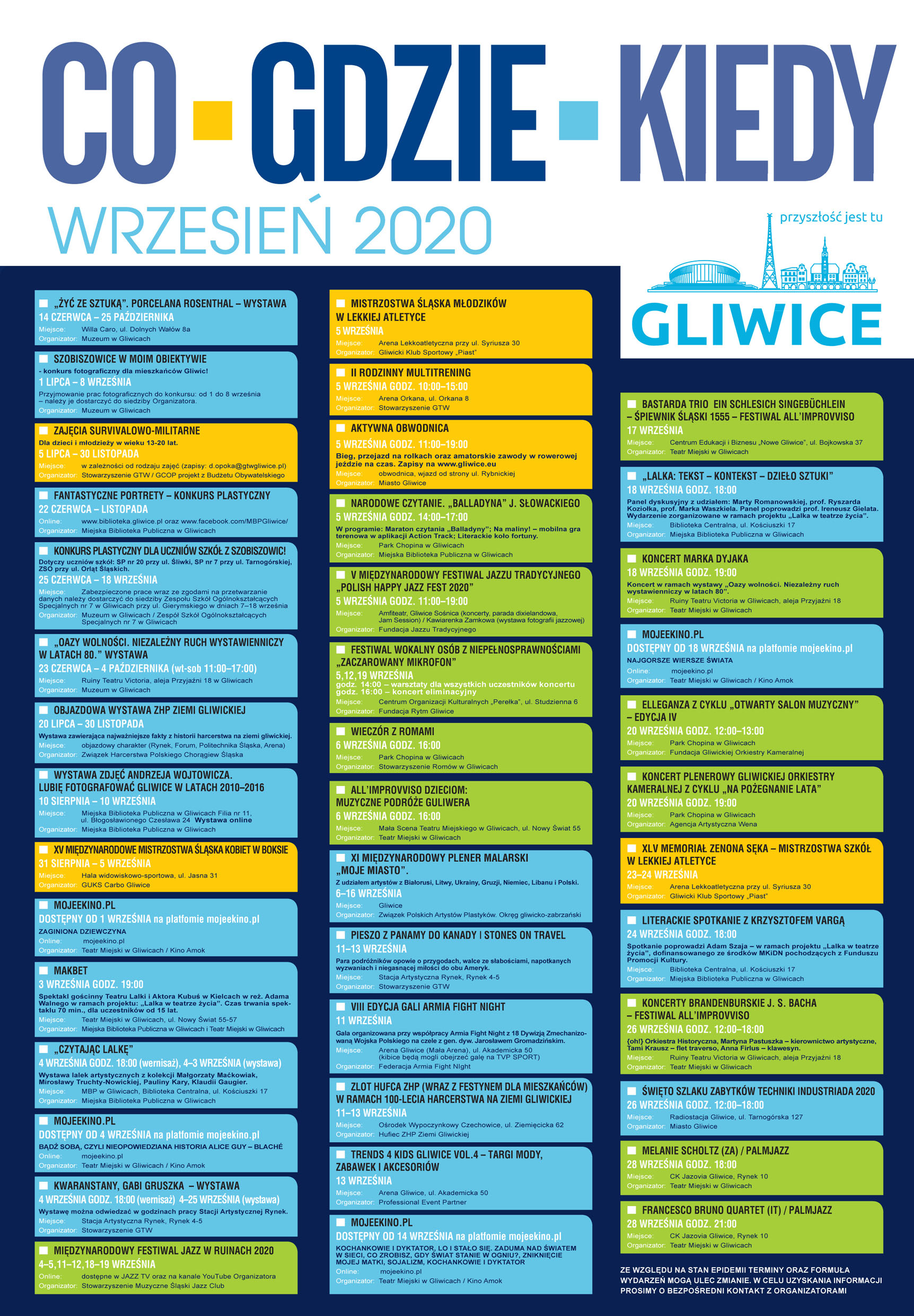 Wrzesień 2020 w Gliwicach