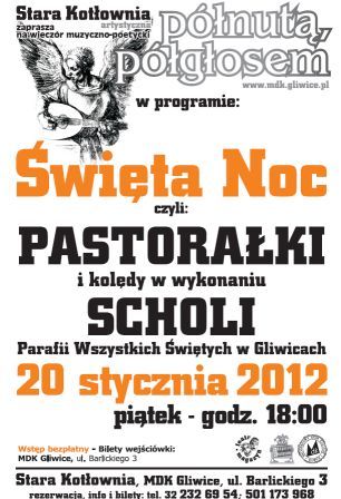 Koncert Pastorałek w wykonaniu scholi parafii Wszystkich Świętych