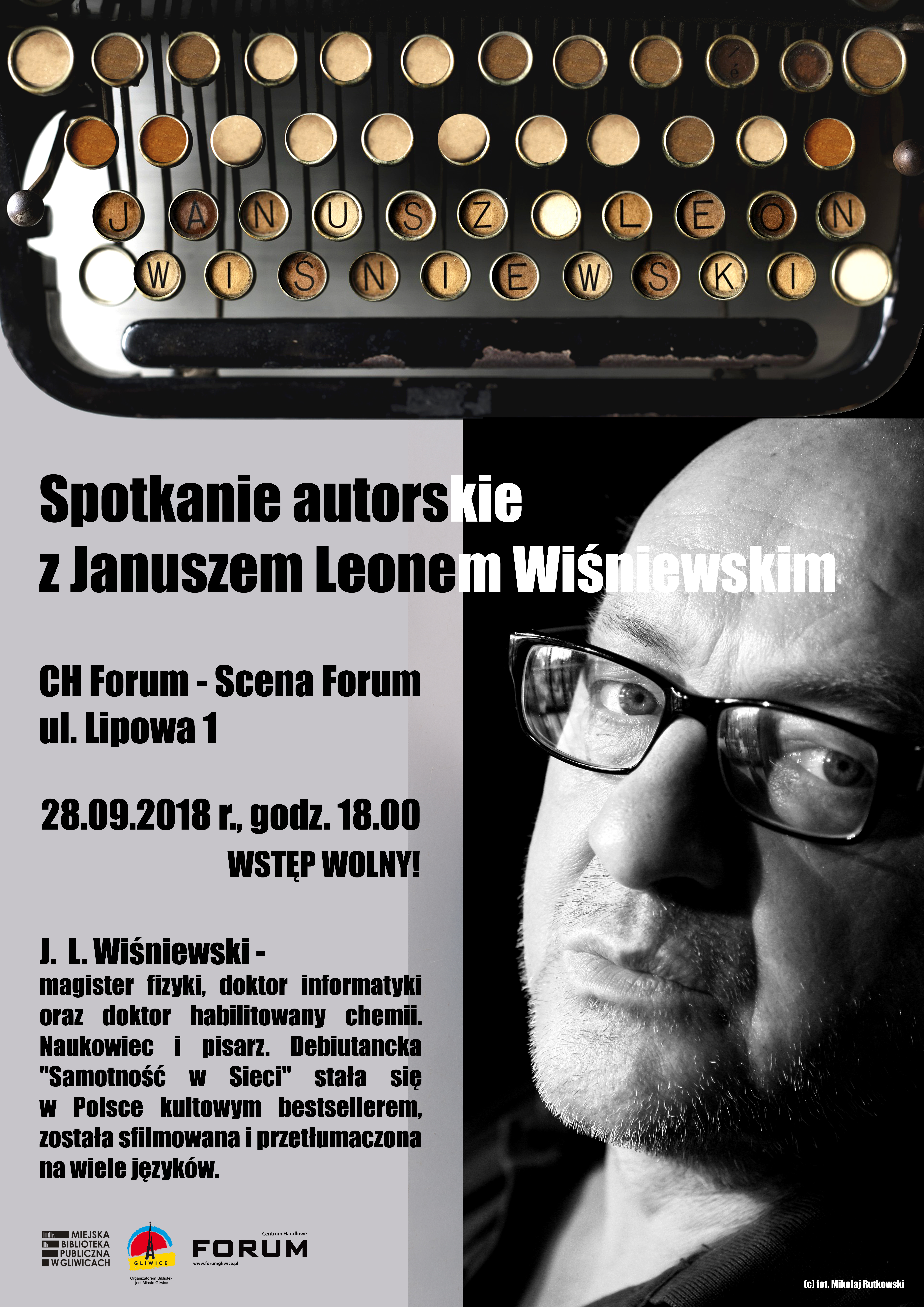 Spotkanie autorskie z Januszem Leonem Wiśniewskim