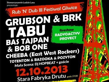 RUB 'N' DUB III GLIWICE FESTIWAL 