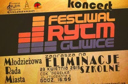 Szkolne eliminacje do VII Festiwalu Rytm Gliwice