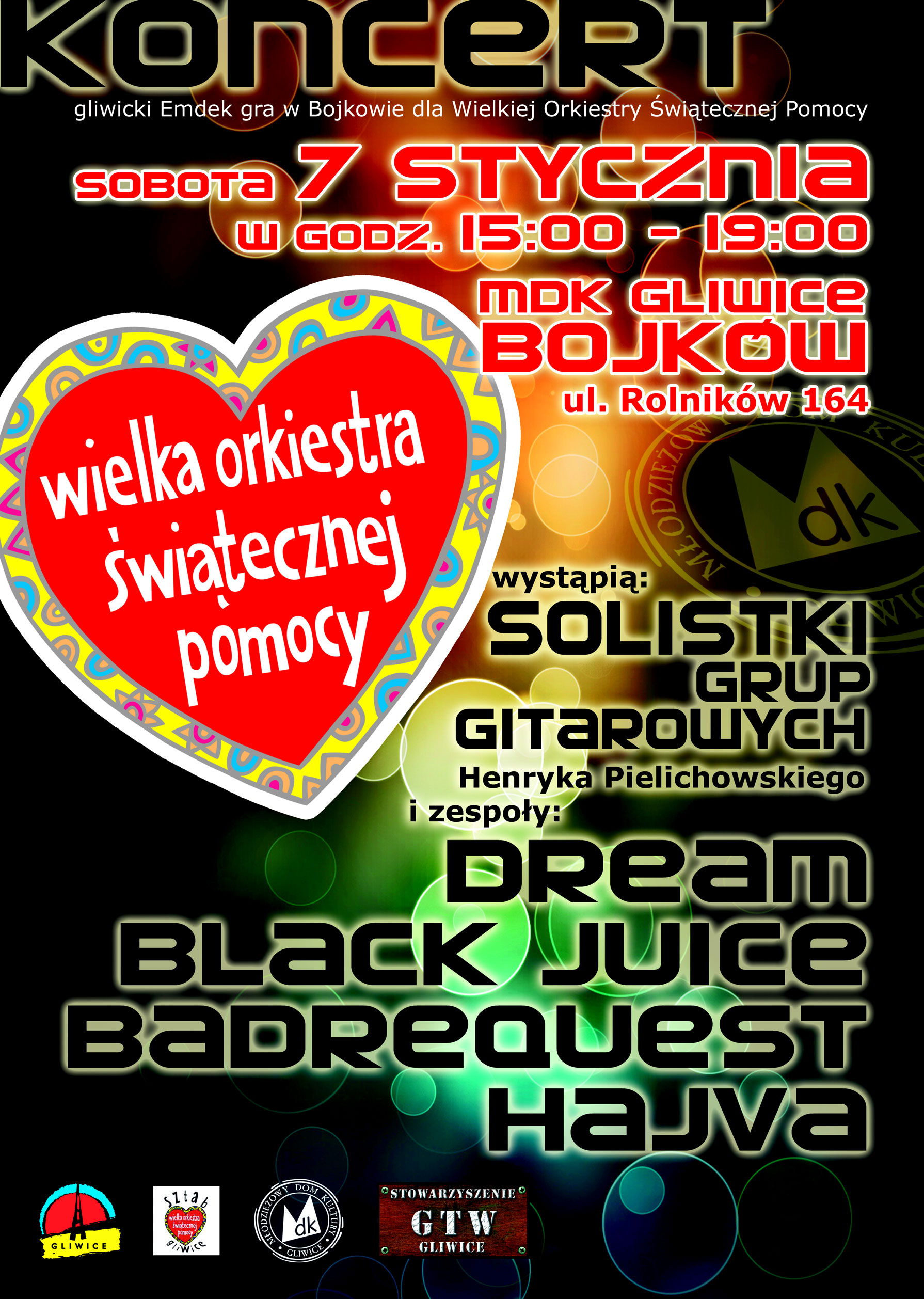 Koncert Rockowy MDK dla Wielkiej Orkiestry Świątecznej Pomocy