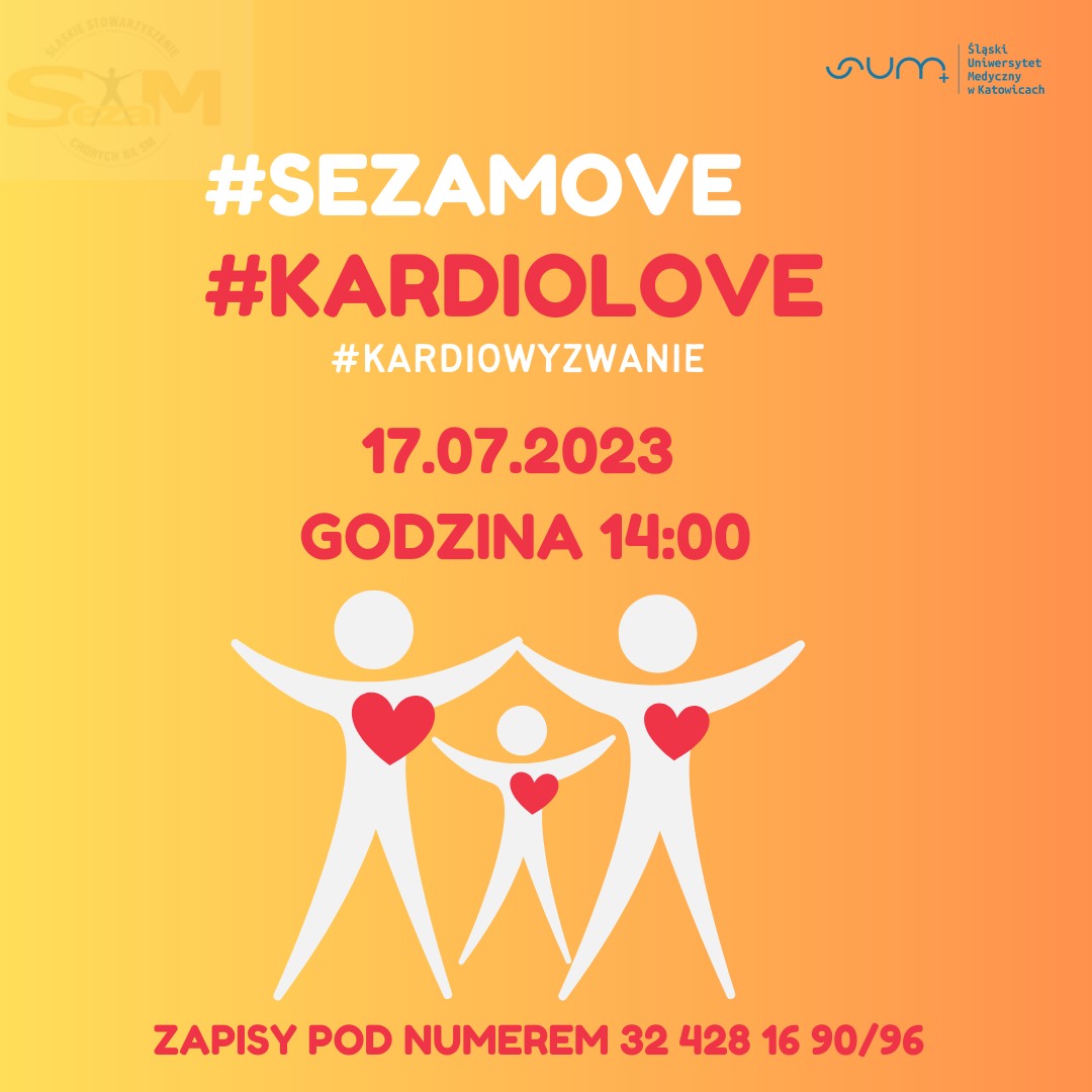 Stowarzyszenie SezaM zaprasza do udziału w wydarzeniu #Sezamove #Kardiolove