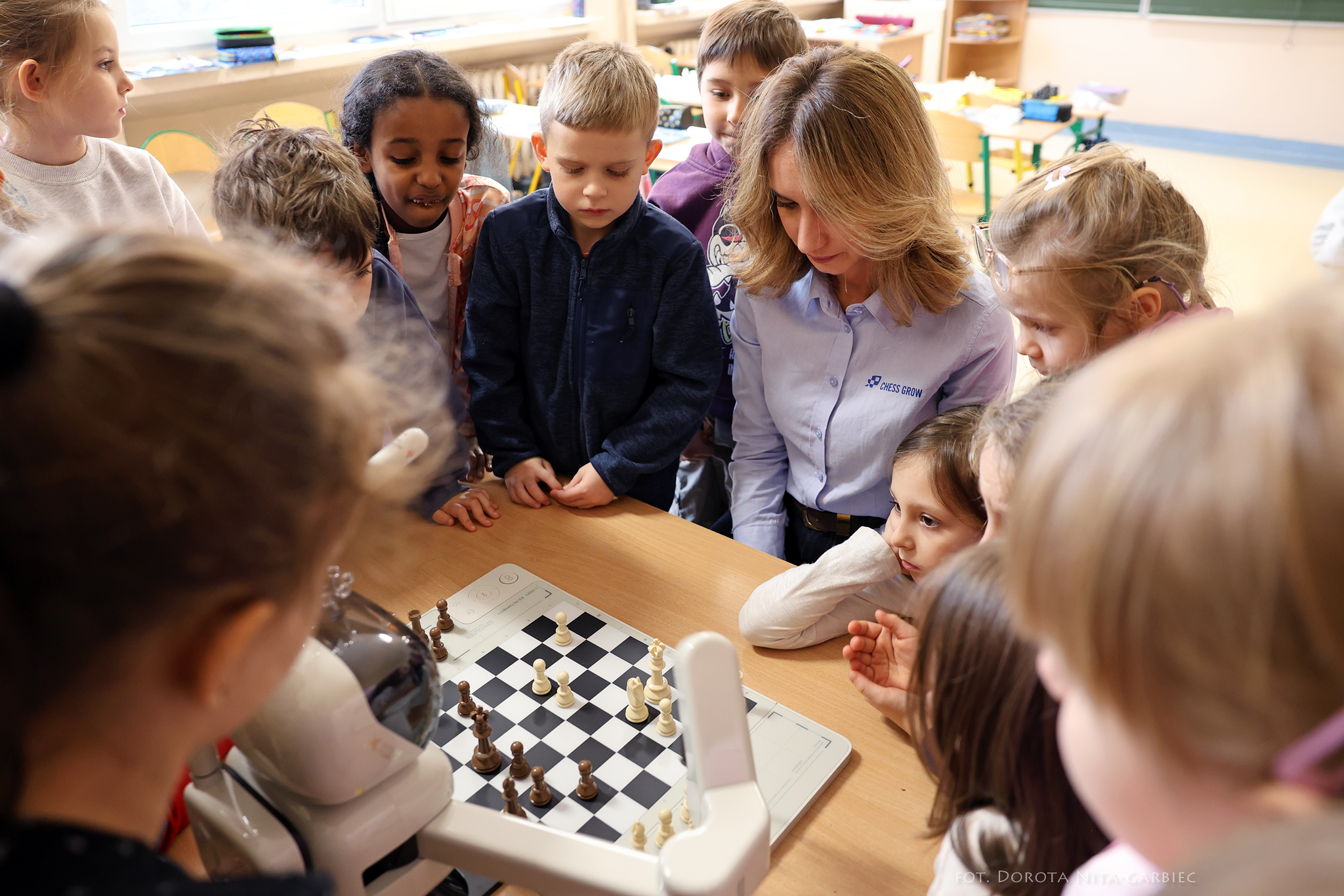 "Gliwice uczą szachów" w Szkole Podstawowej nr 5 w ZSP3