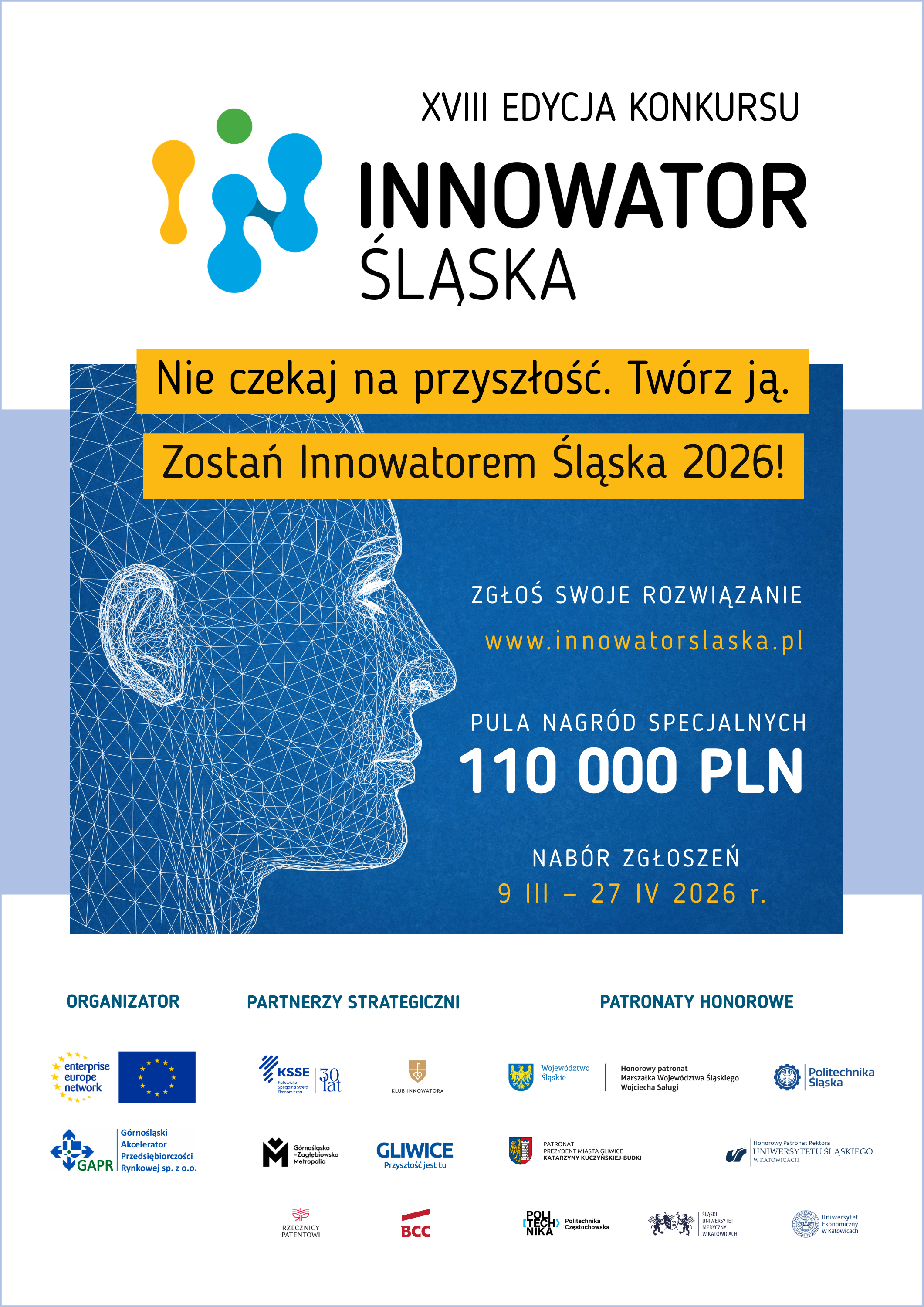 XVIII edycja konkursu Innowator Śląska