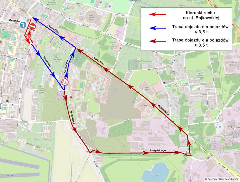 objazd Bojkowska