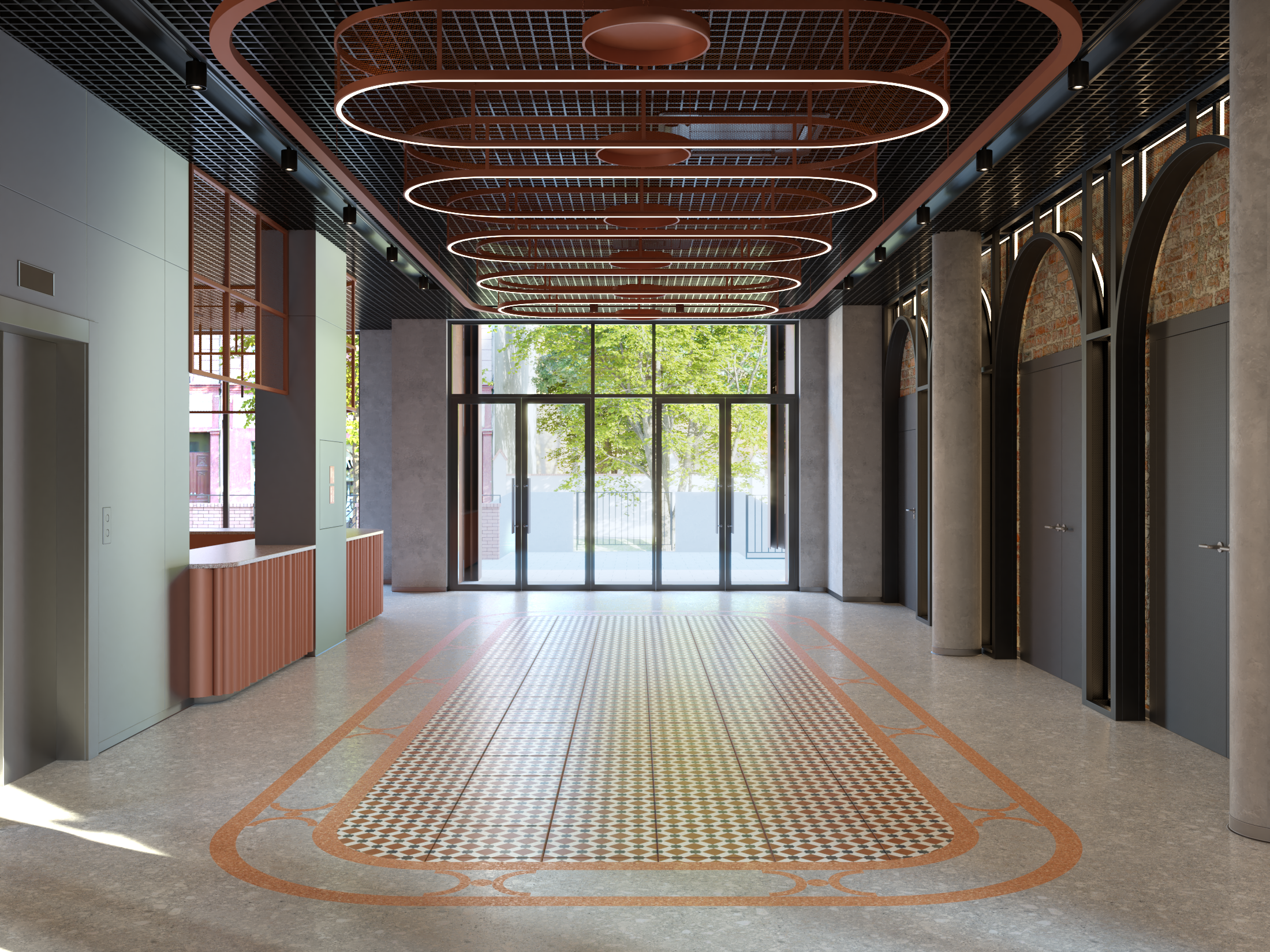 wizualizacja wnętrz Ruin po przebudowie