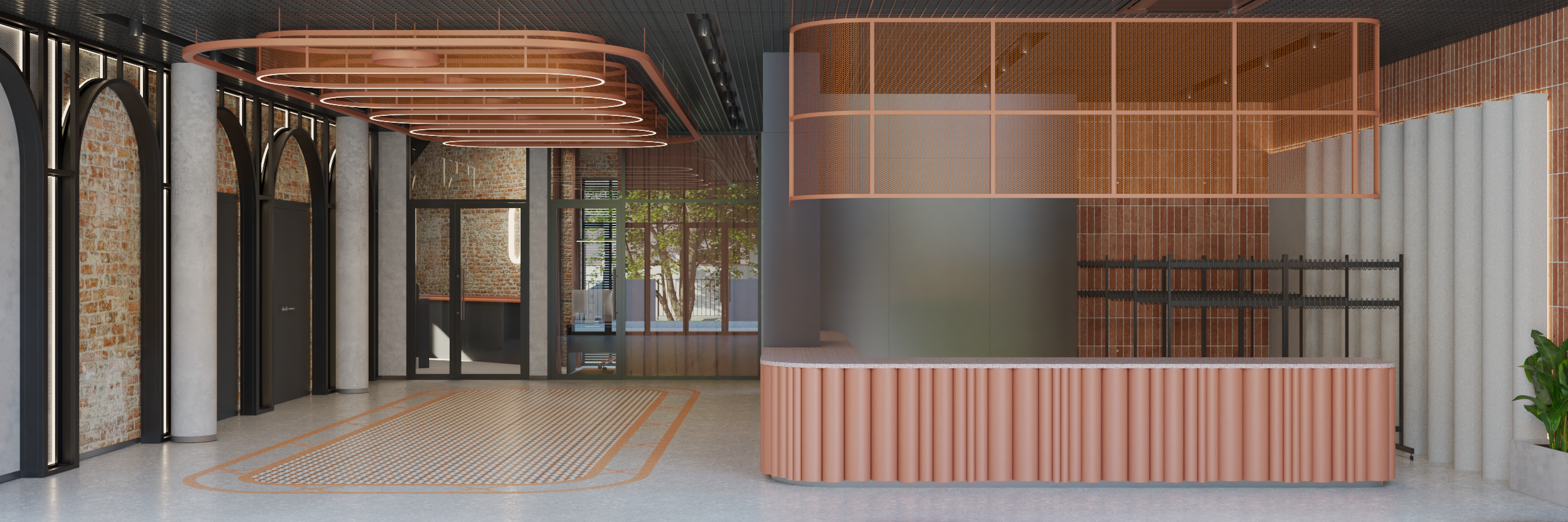 wizualizacja wnętrz Ruin po przebudowie