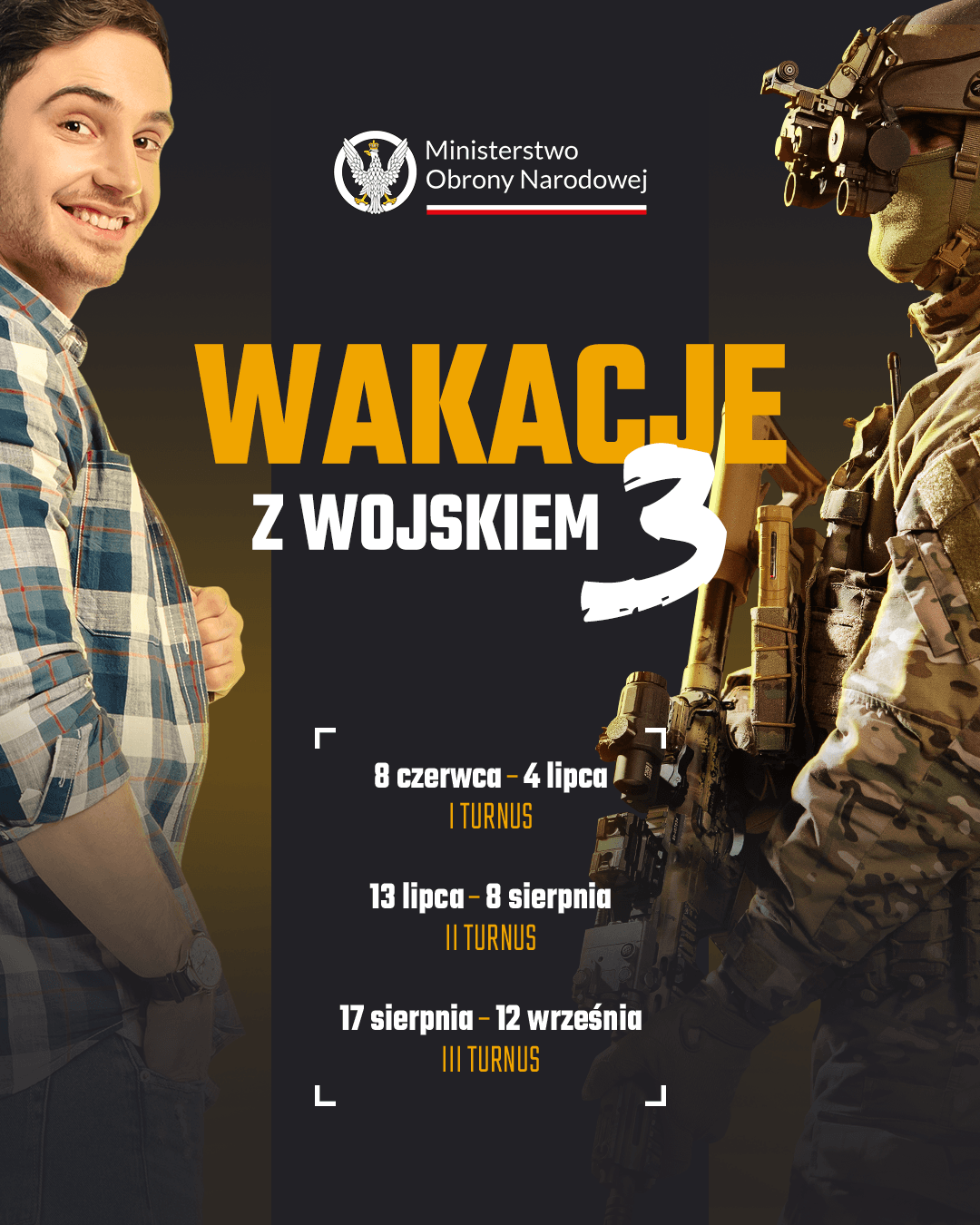 Plakat promujący nabór