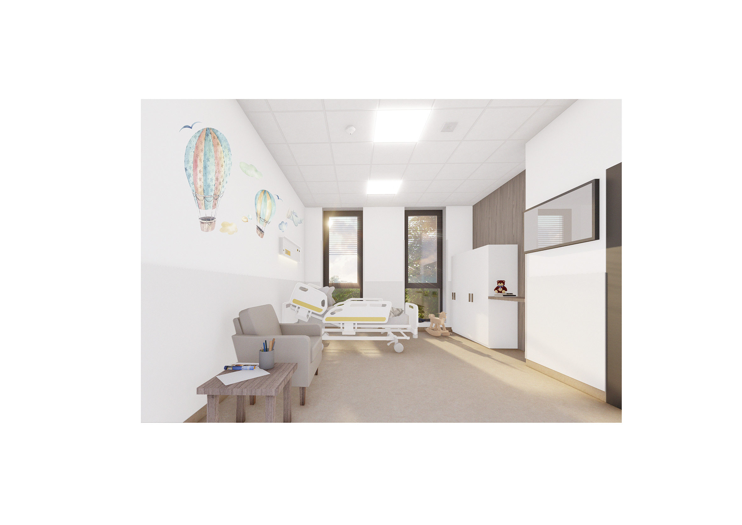 wizualizacja szpitala