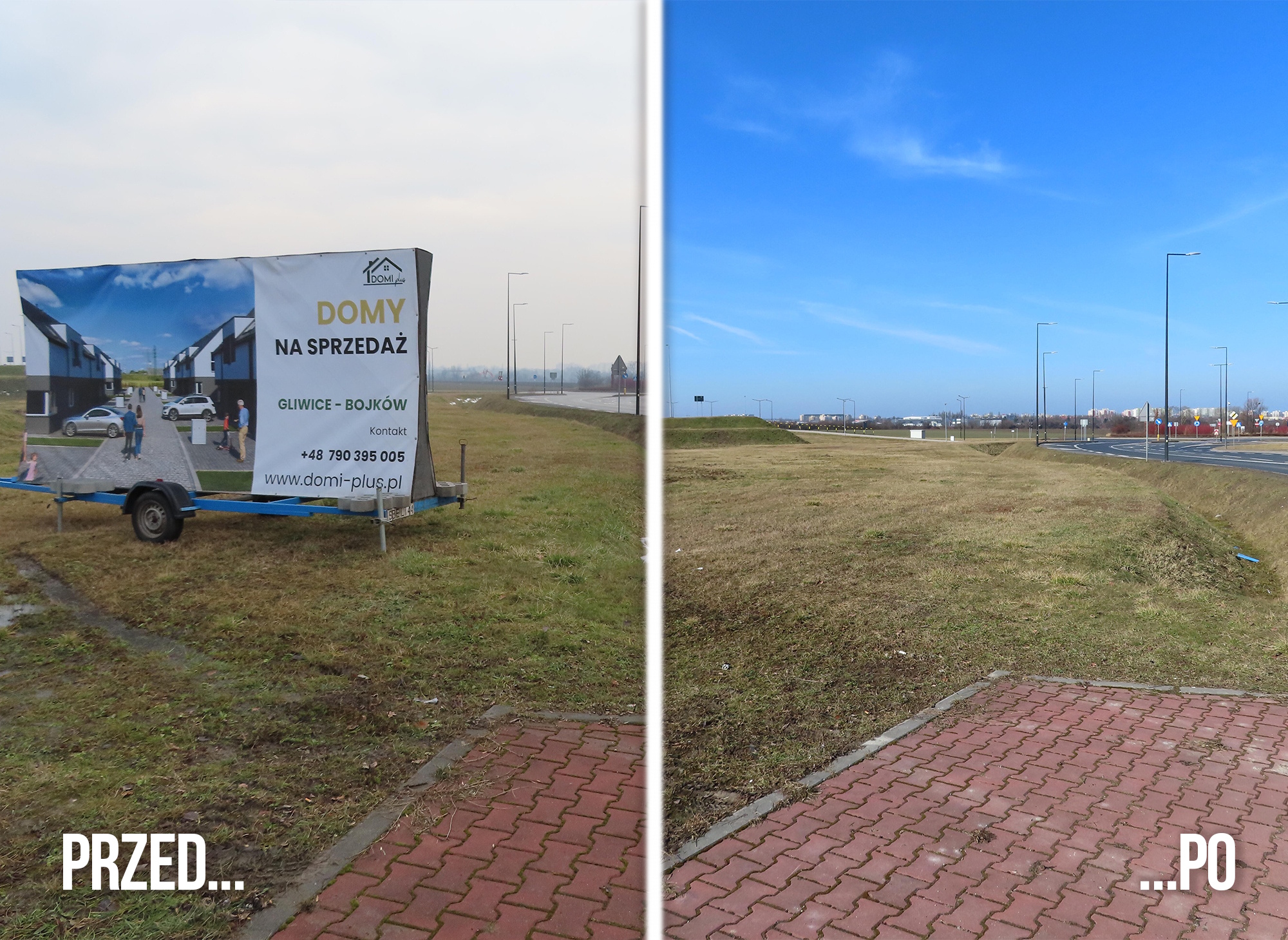 Zauważalne znikanie dzikich reklam z pejzażu Gliwic to wymierny efekt codziennej pracy służb, które systematycznie porządkują miejską przestrzeń