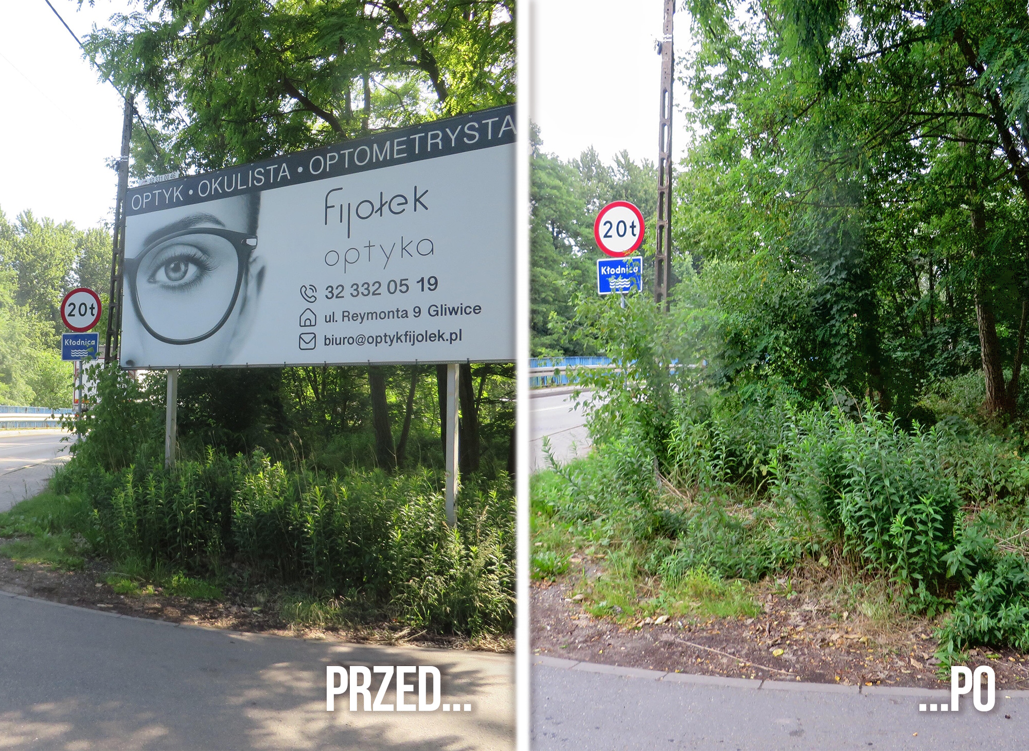 Zauważalne znikanie dzikich reklam z pejzażu Gliwic to wymierny efekt codziennej pracy służb, które systematycznie porządkują miejską przestrzeń