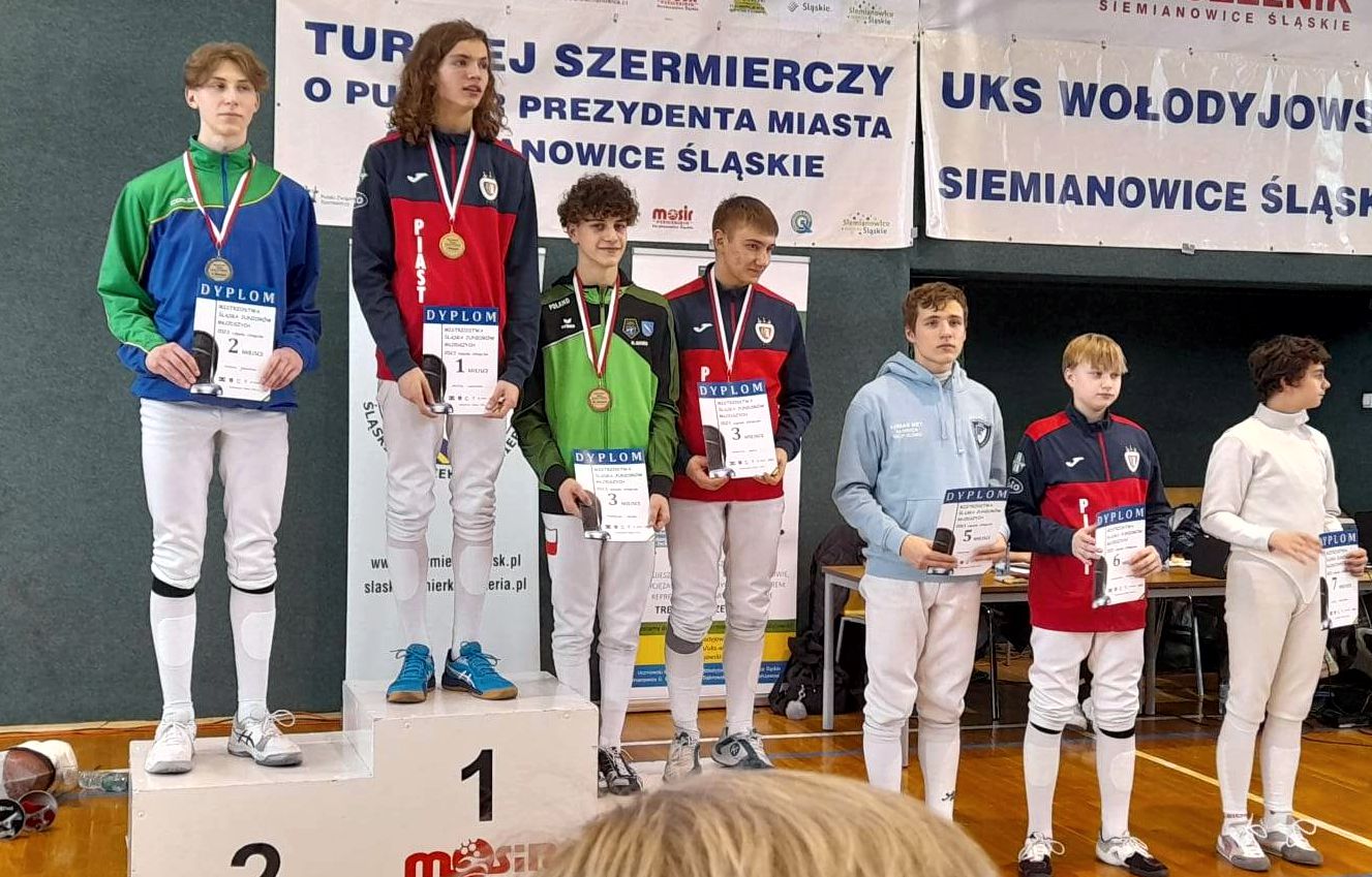 Błażej Kurowski – mistrzem Śląska kadetów, Seweryn Gusta – 3 miejsce