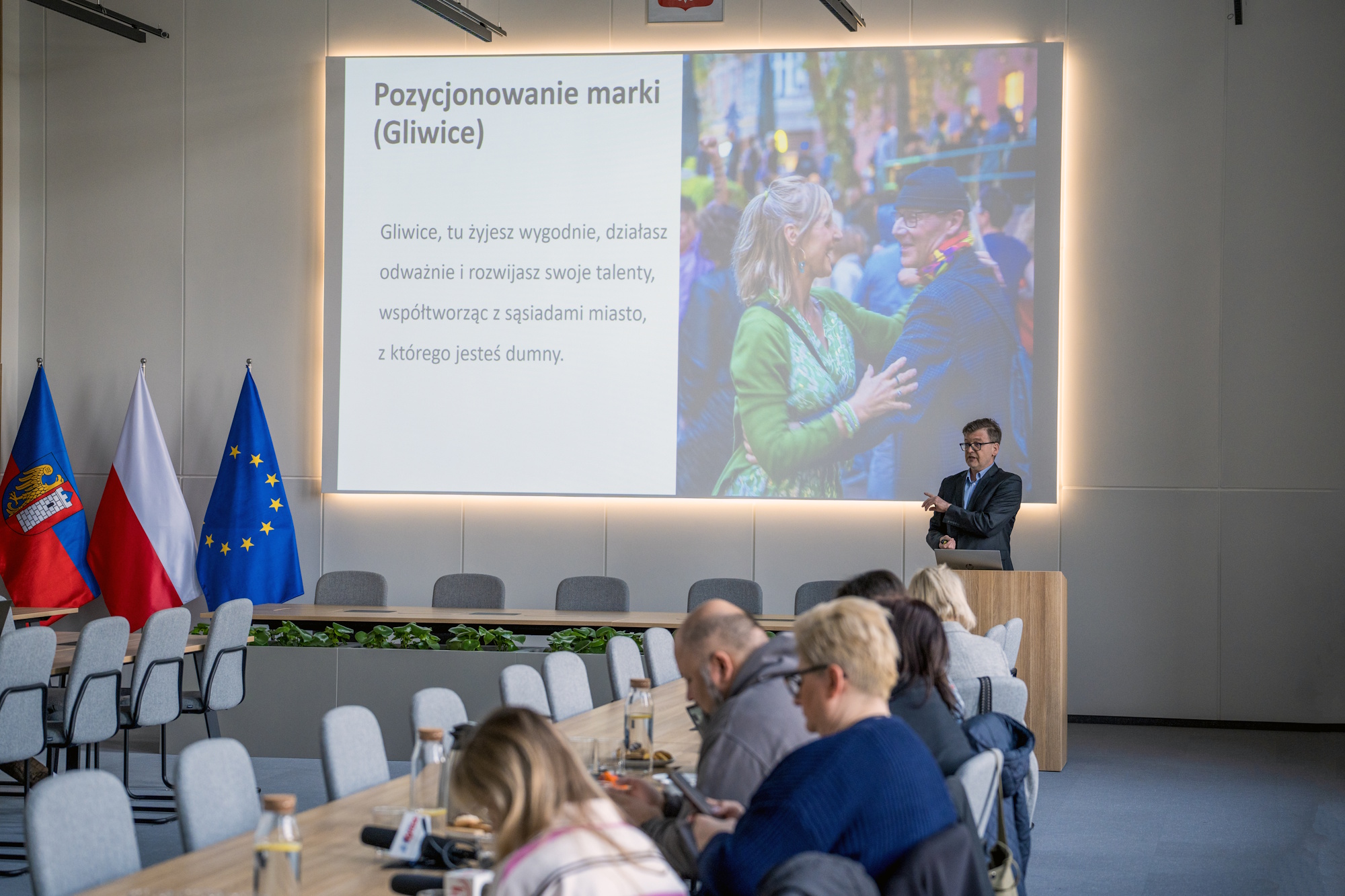 prezentacja nowej strategii marki miasta Gliwice dla dziennikarzy