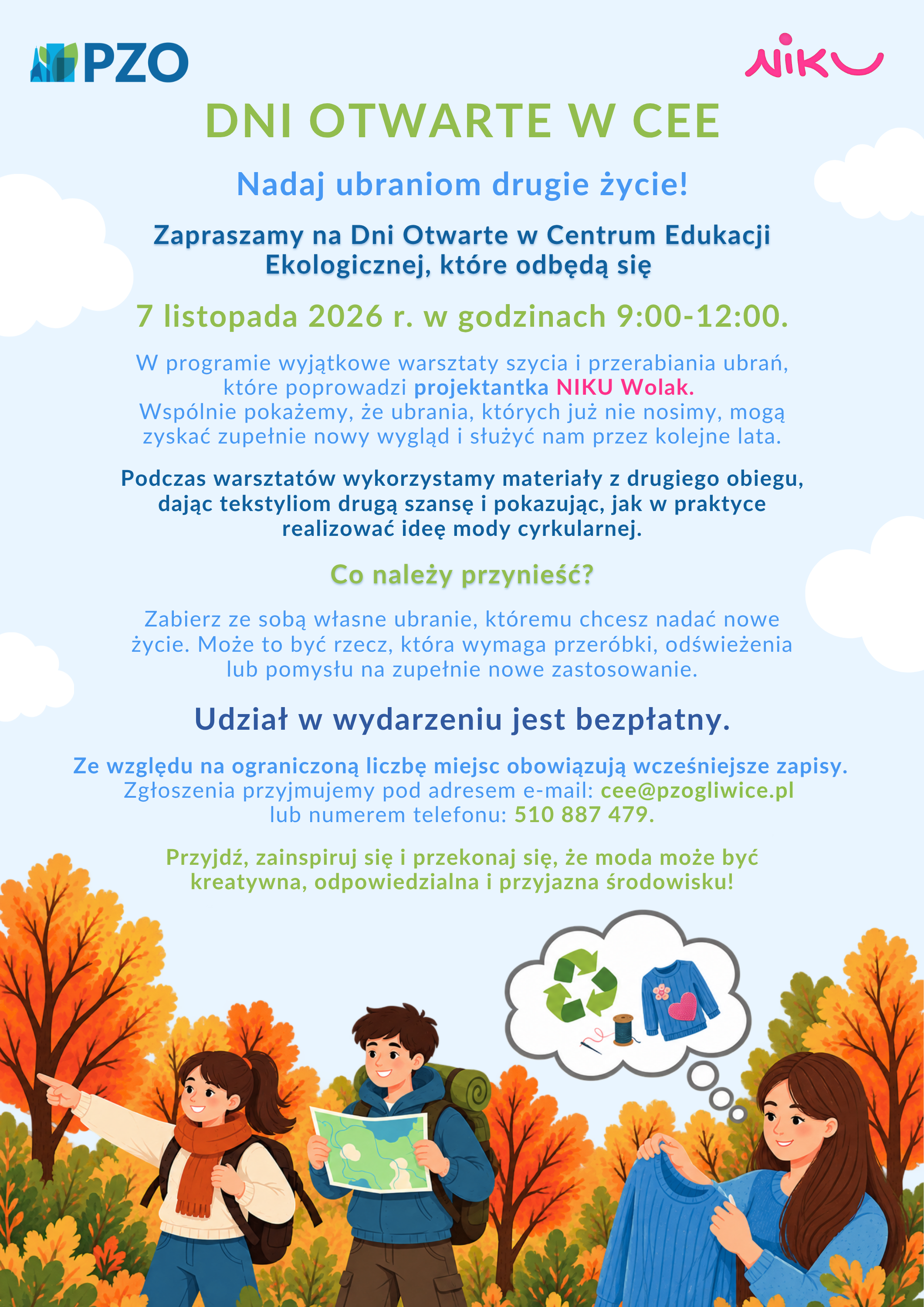 Plakat promujący dni otwarte