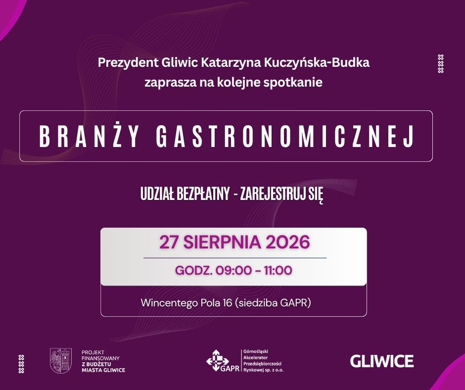 grafika spotkania z branżą gastronomiczną