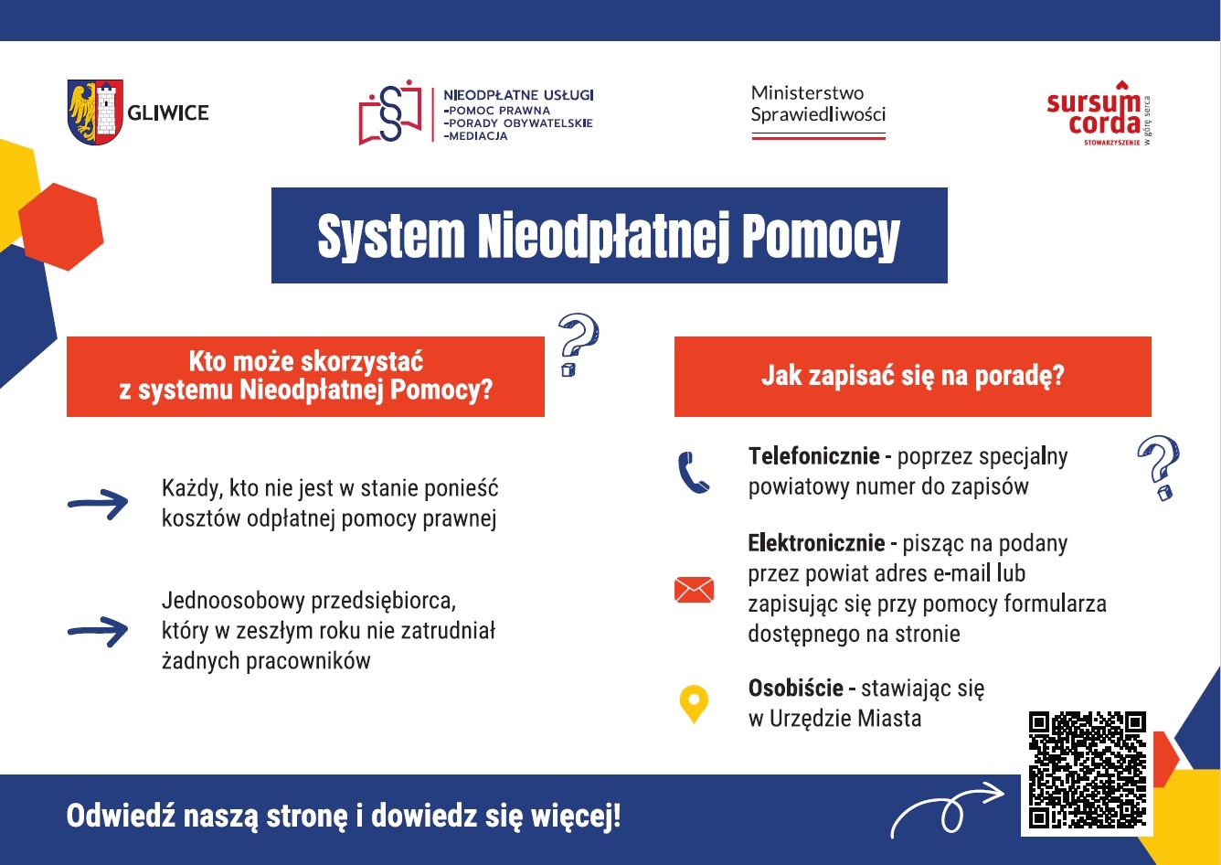 Baner promujący akcję w Gliwicach