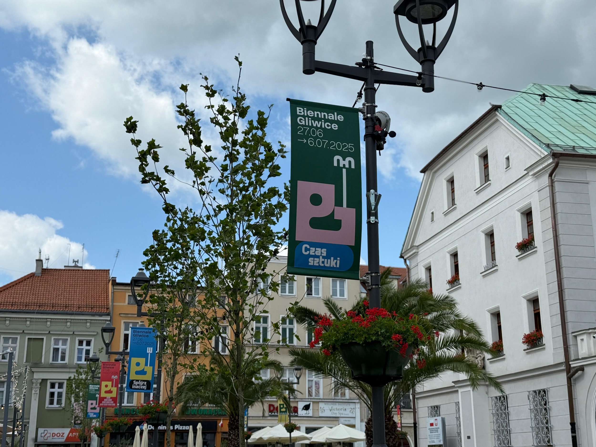 Plakat Biennale Gliwice na Rynku