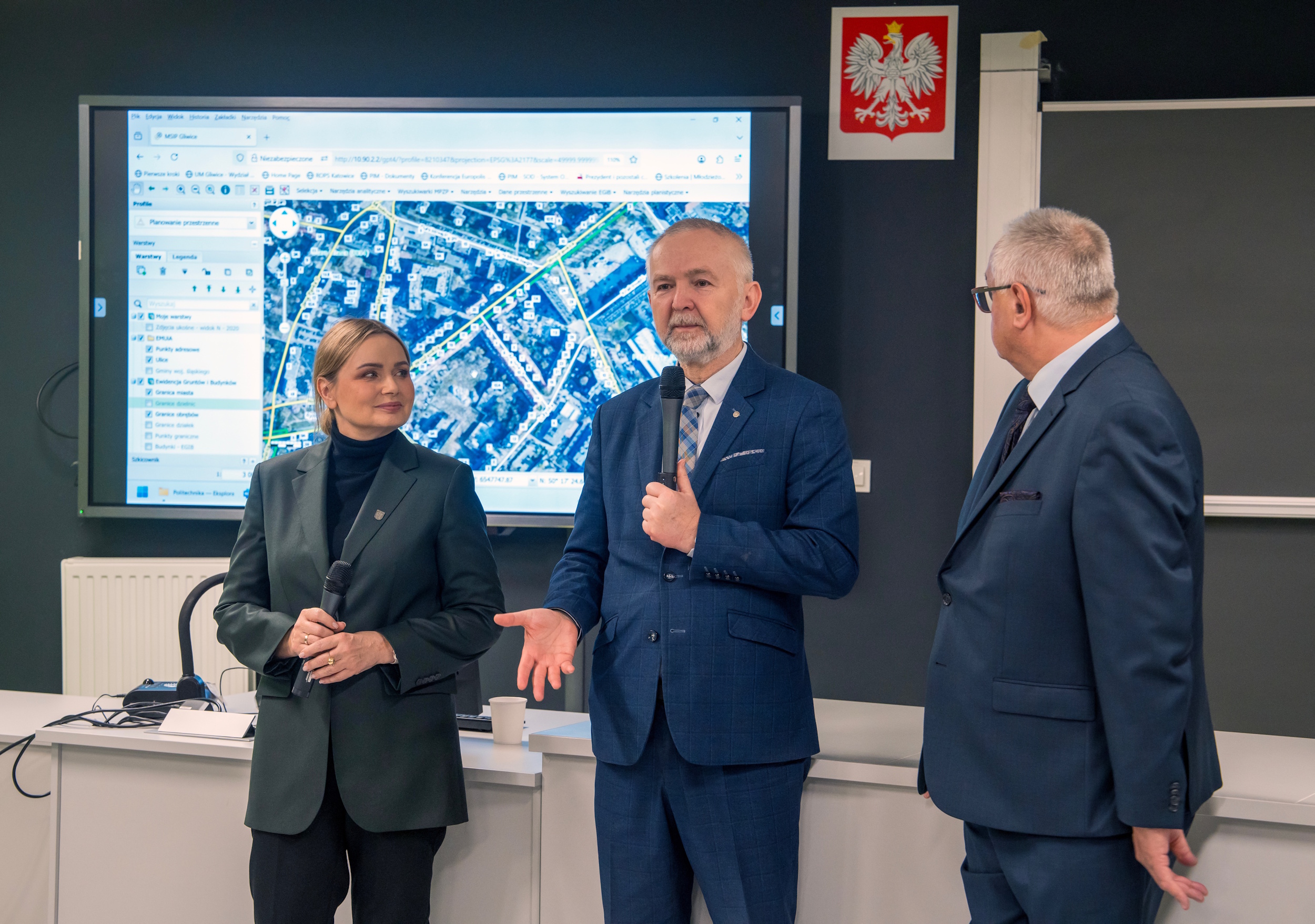 Prezydent Gliwic, Jarosław Zięba i profesor Paszenda z PŚ