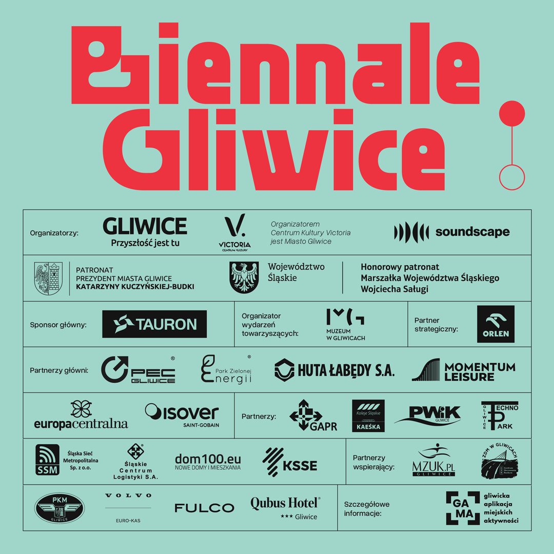 Mat. graf. organizatorów Plakat Biennale Gliwice